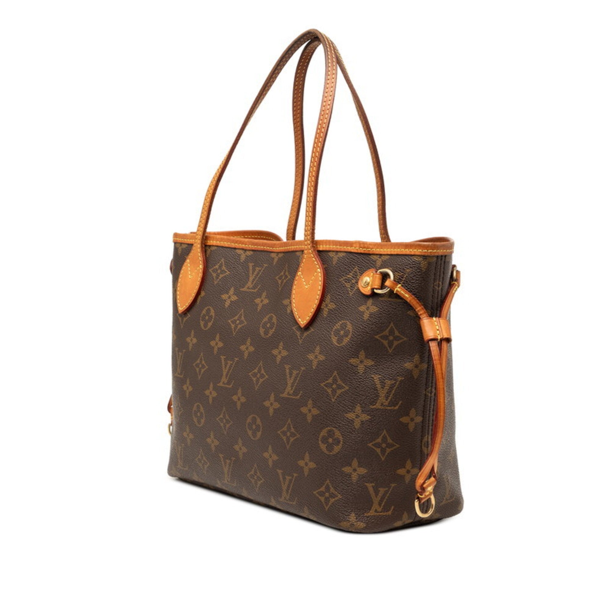 Louis Vuitton Brown Pvc Leather Handbag Tote Bag (Pre-Owned)