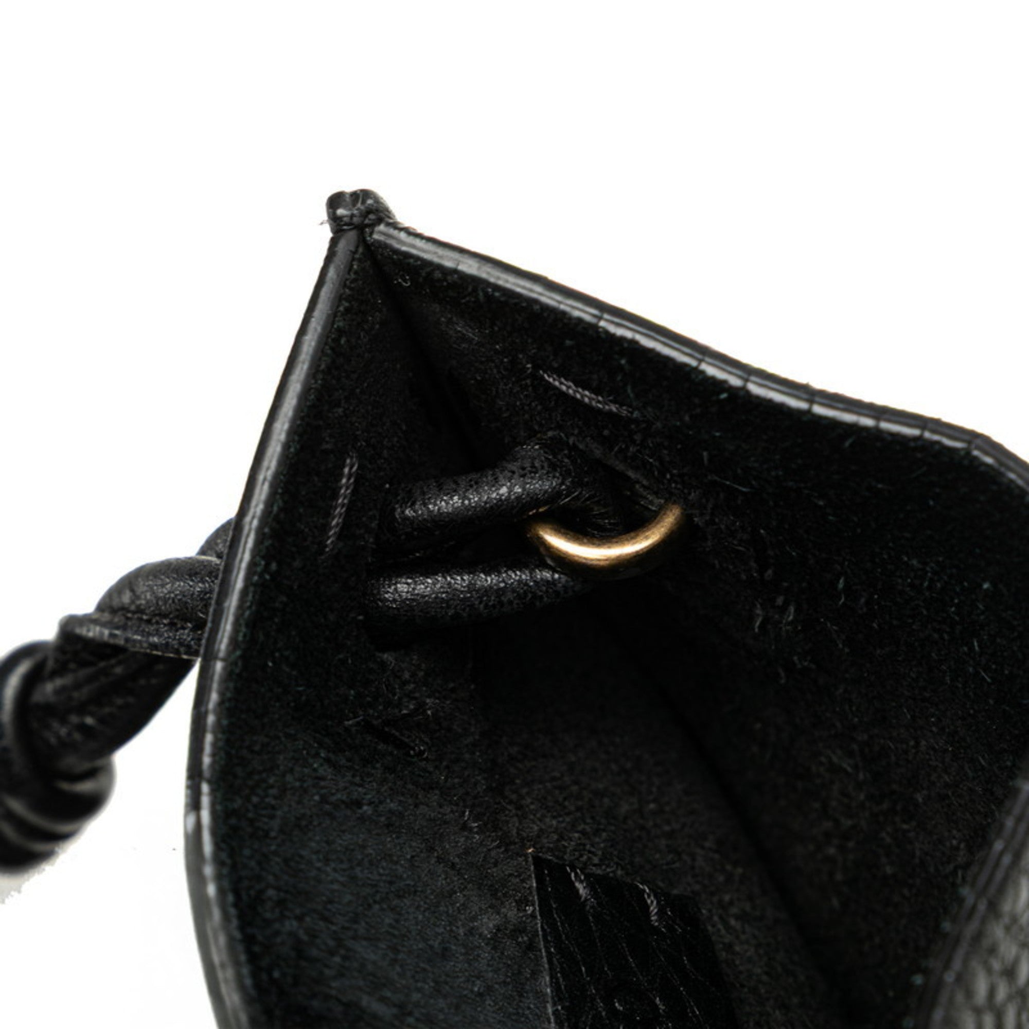 Valentino Garavani Black Leather Shoulder Bag (Pre-Owned)