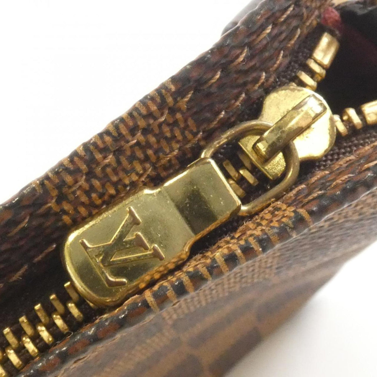 Louis Vuitton Brown Coated Canvas Pouch (Pre-Owned)