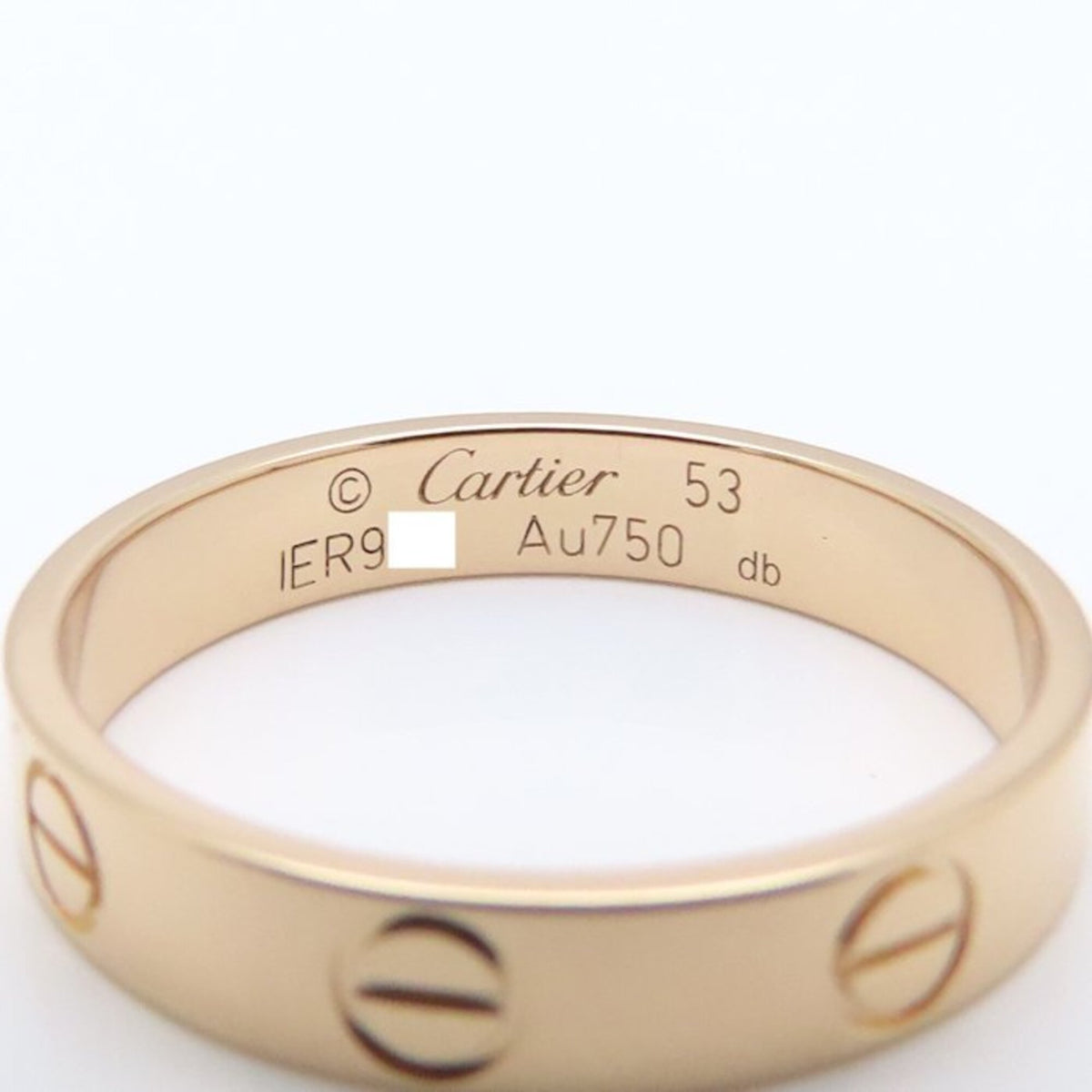 Cartier Love Pink Gold (18K) Band Ring (Pre-Owned)