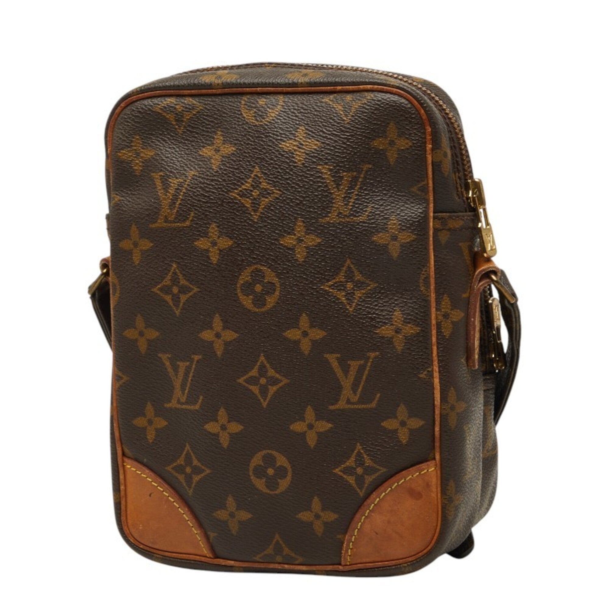 Louis Vuitton Brown Pvc Leather Shoulder Bag (Pre-Owned)