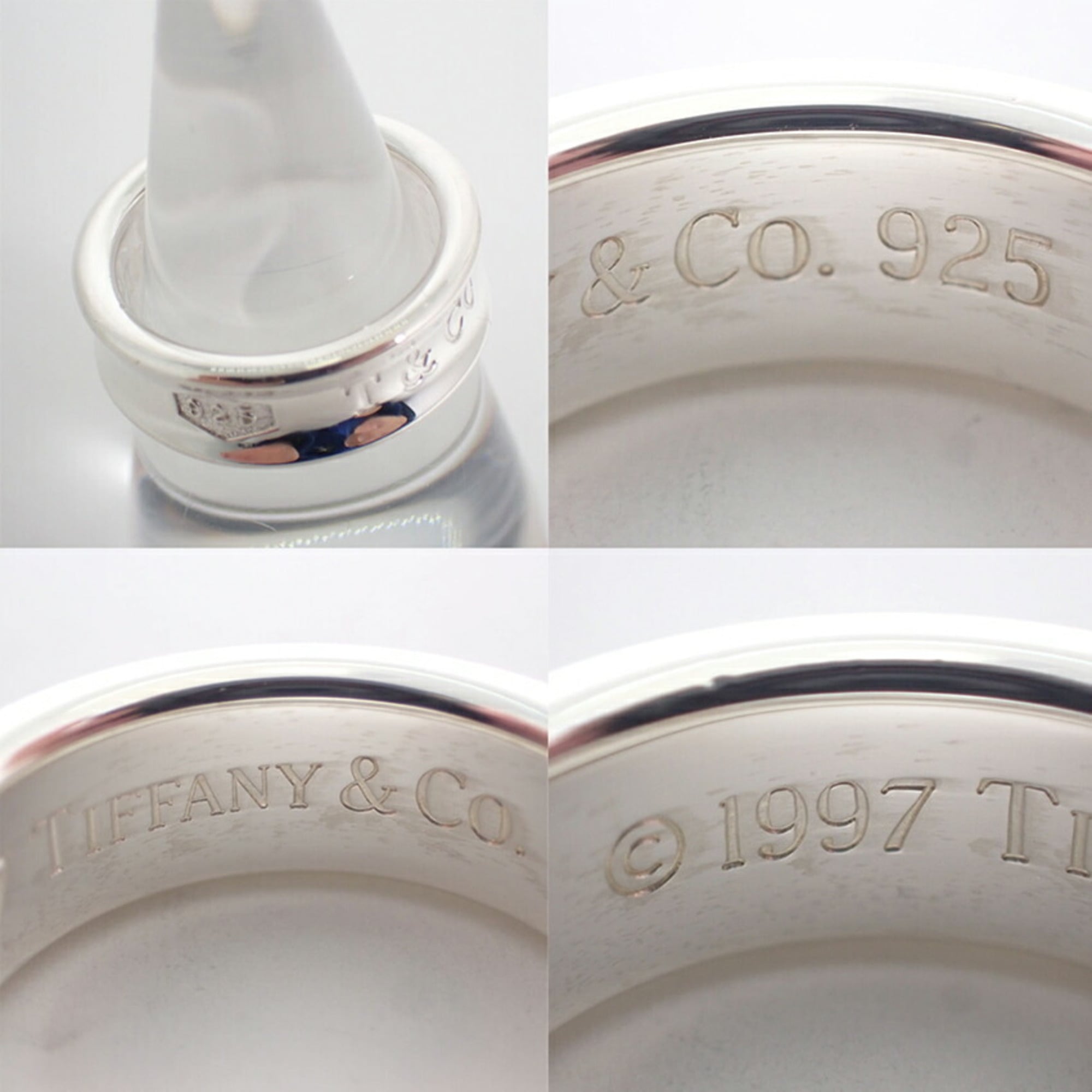 Tiffany Sterling Silver 925 Band Ring (Pre-Owned)