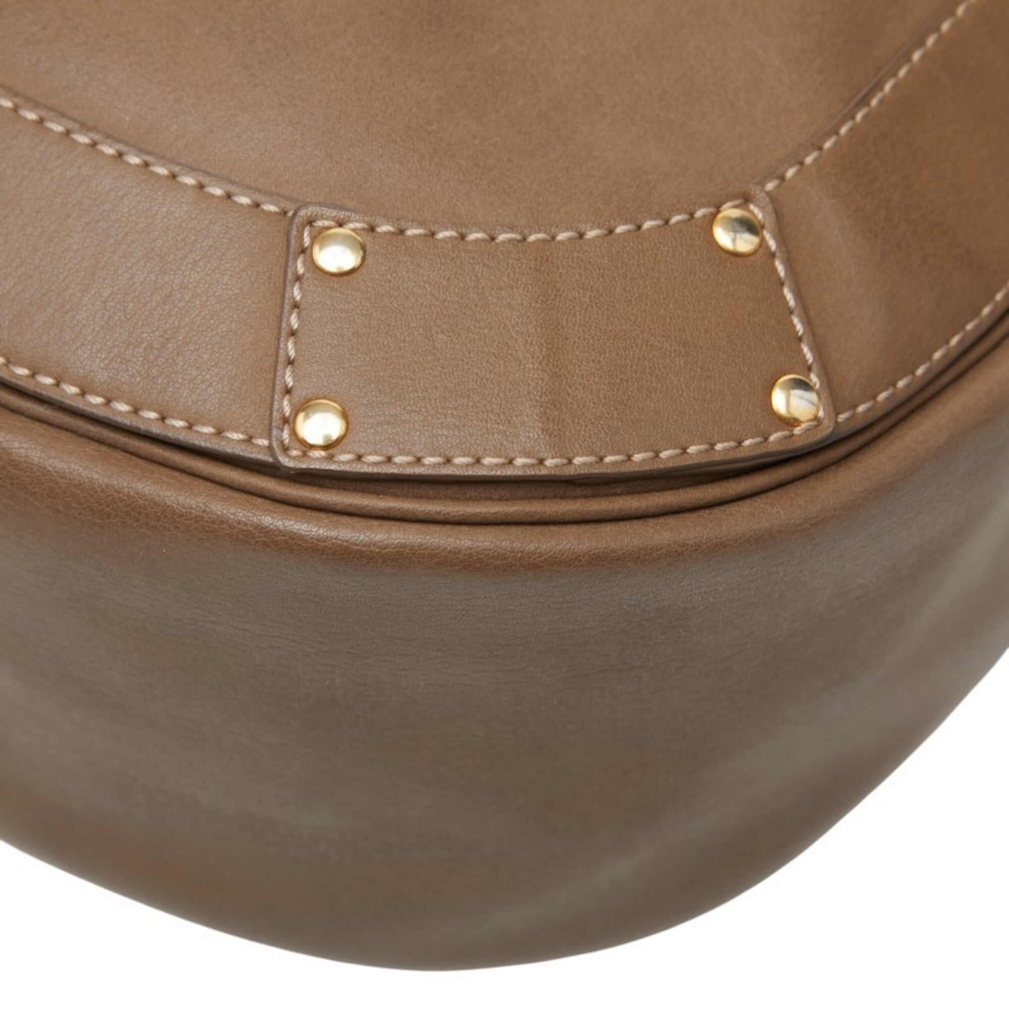 Chloé Brown Leather Shoulder Bag (Pre-Owned)