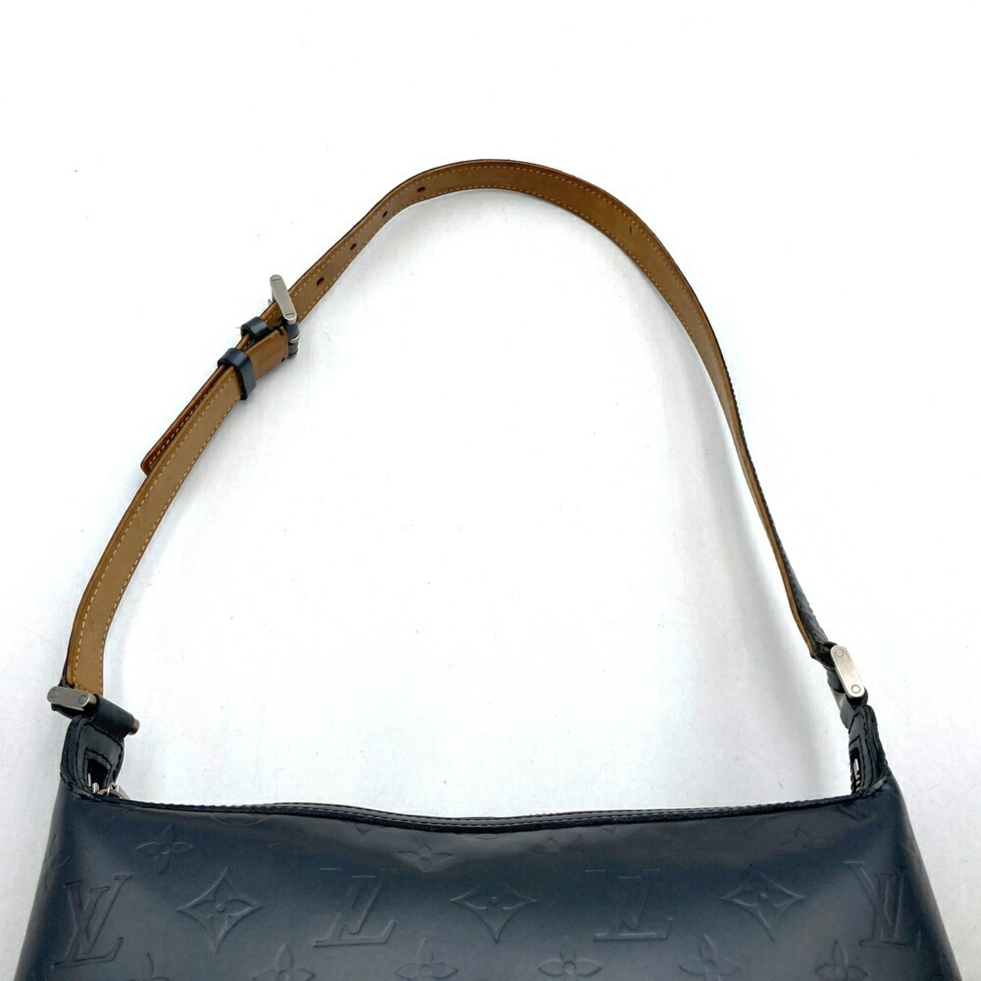 Louis Vuitton Gray Monogram Mat Shoulder Bag (Pre-Owned)
