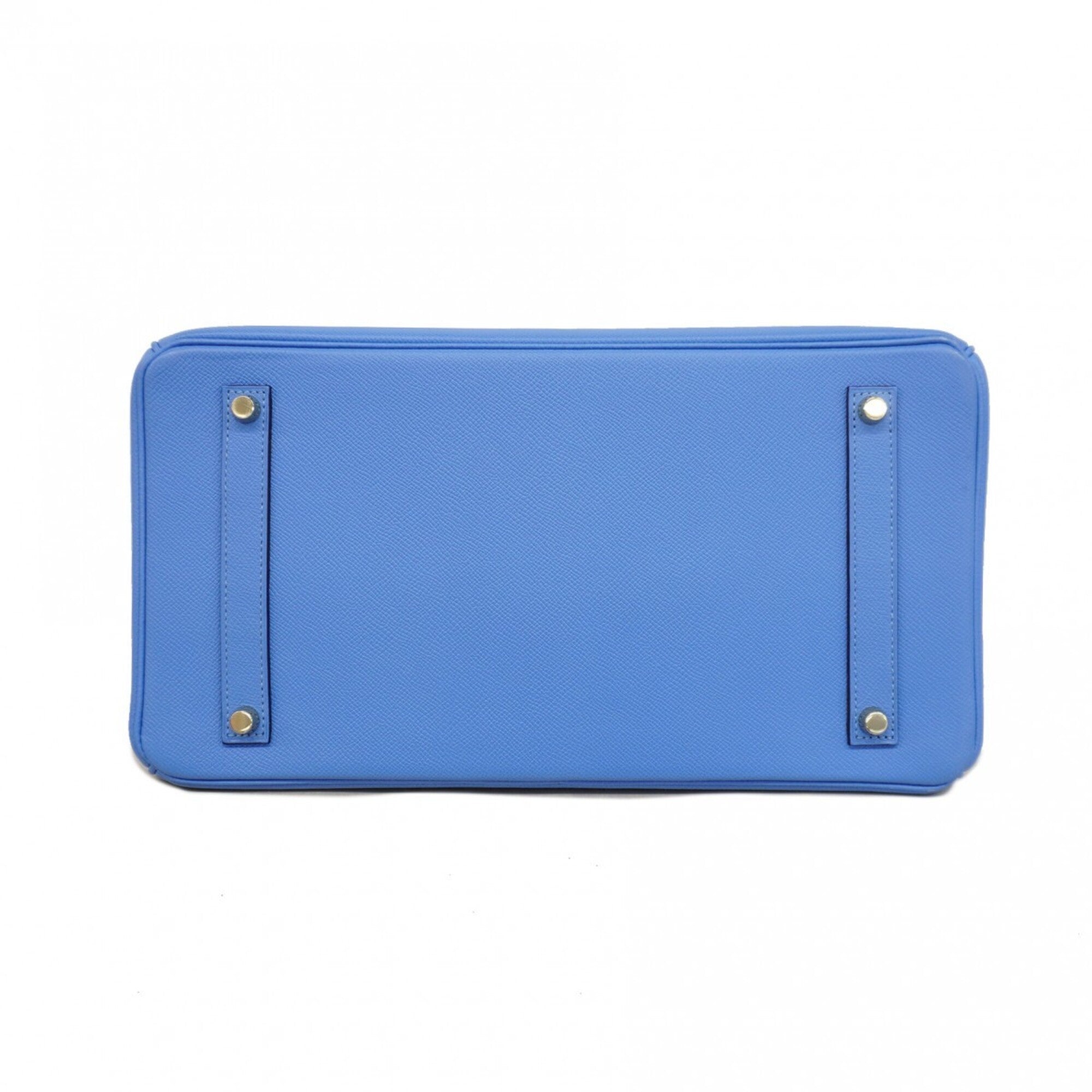 Hermes Blue Paradise Epsom Leather Handbag (Pre-Owned)