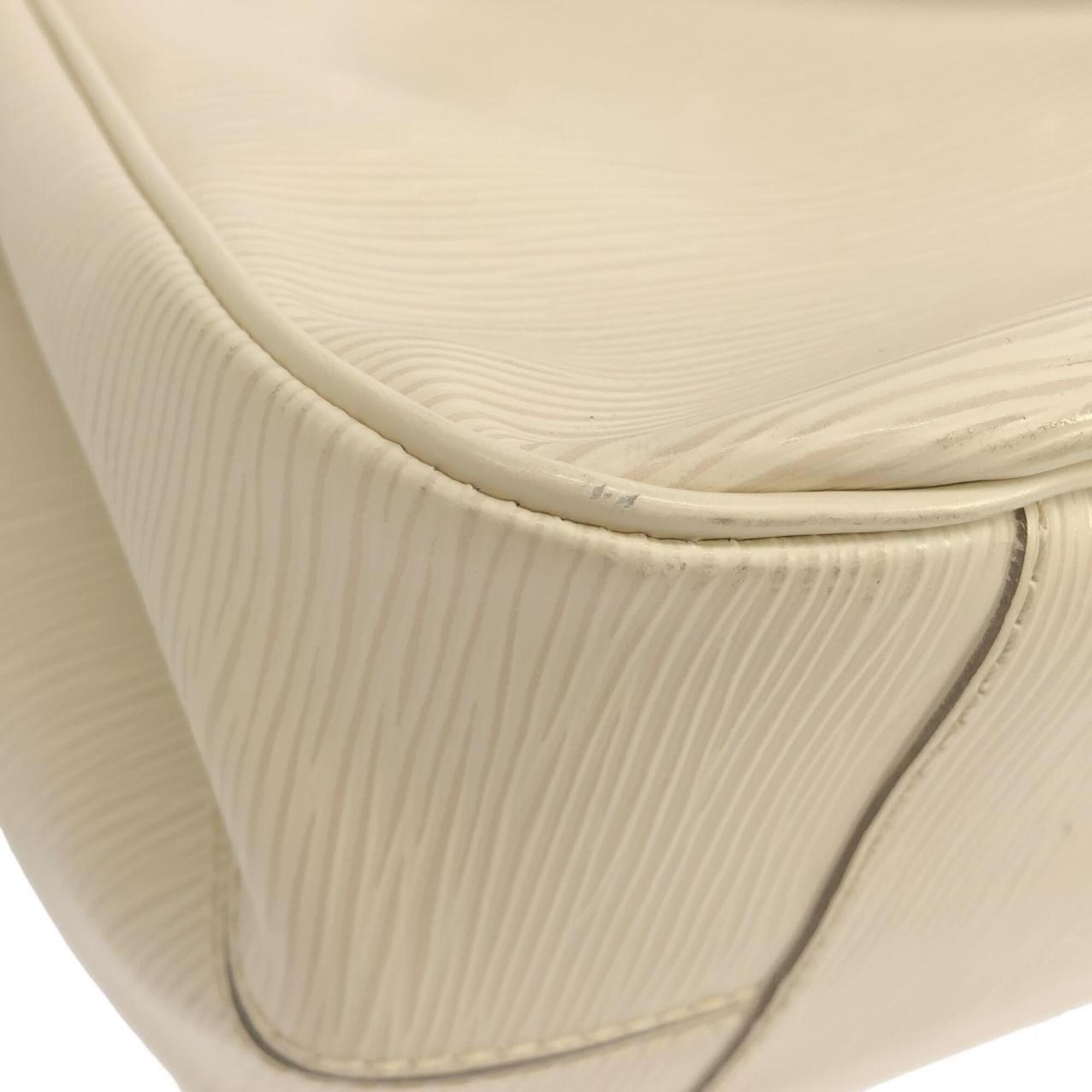 Louis Vuitton Lv Off White Leather Handbag (Pre-Owned)