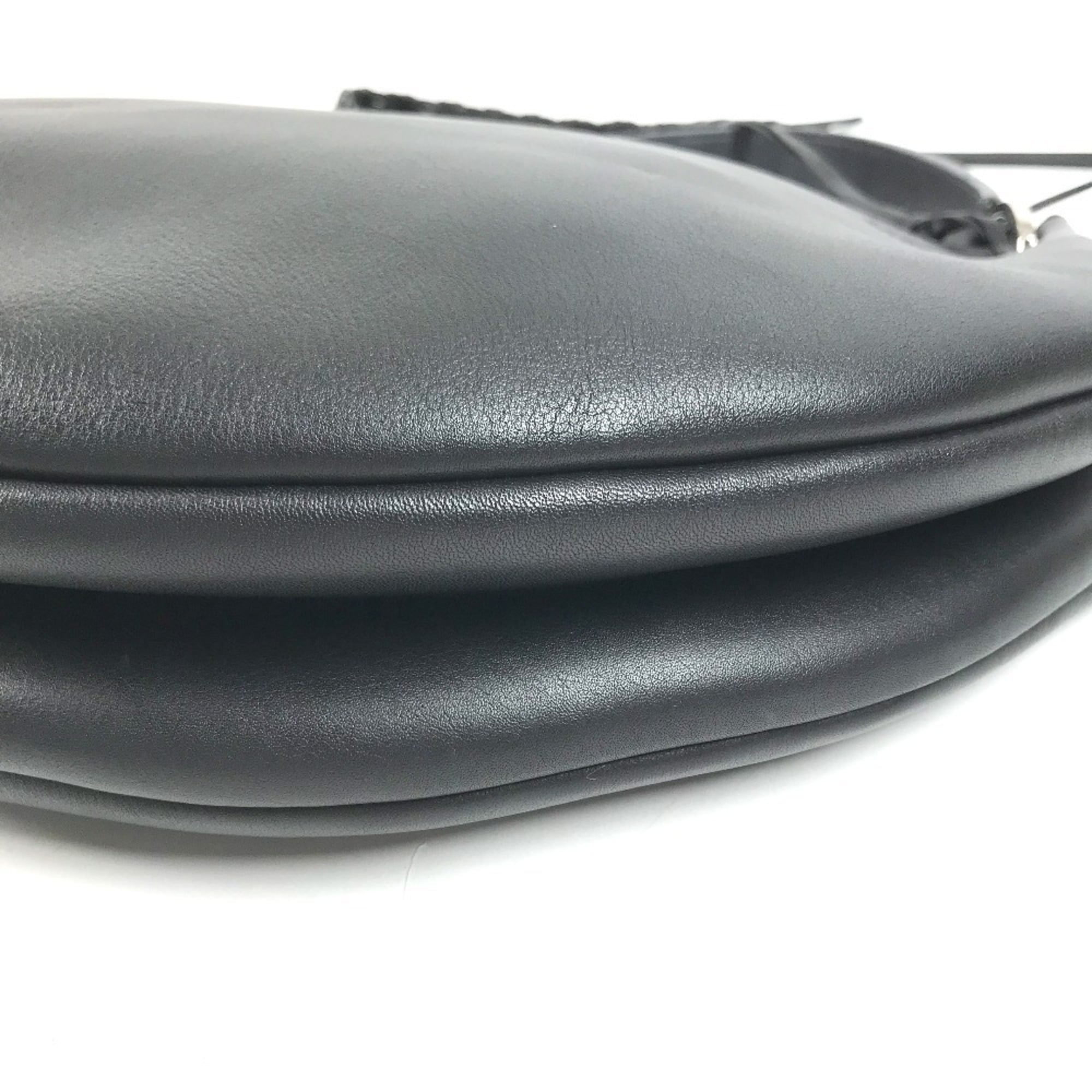 Loewe Black Leather Handbag Shoulder Bag (Pre-Owned)