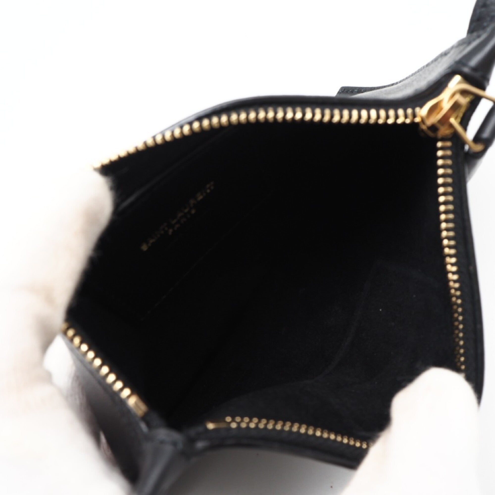 Yves Saint Laurent Black Leather Shoulder Bag (Pre-Owned)