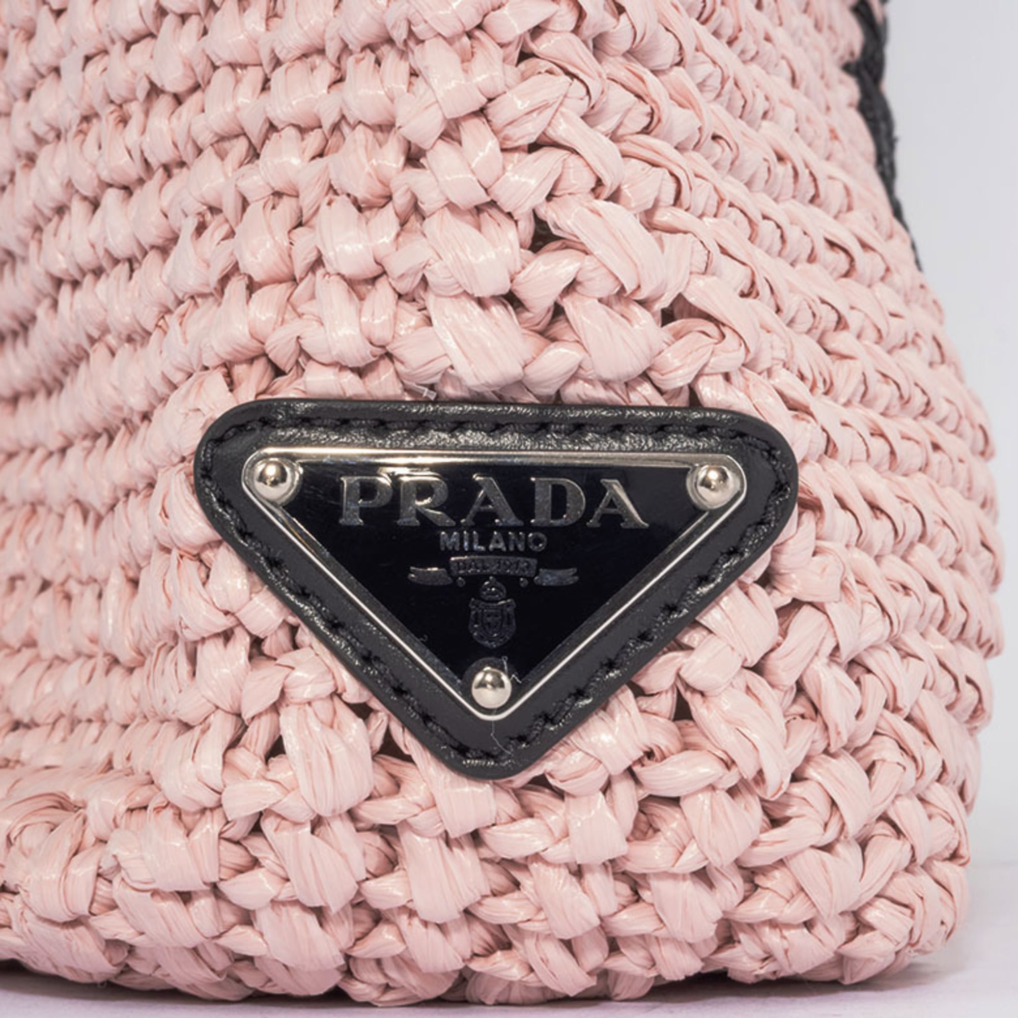 Prada Pink Viscose Tote Bag (Pre-Owned)