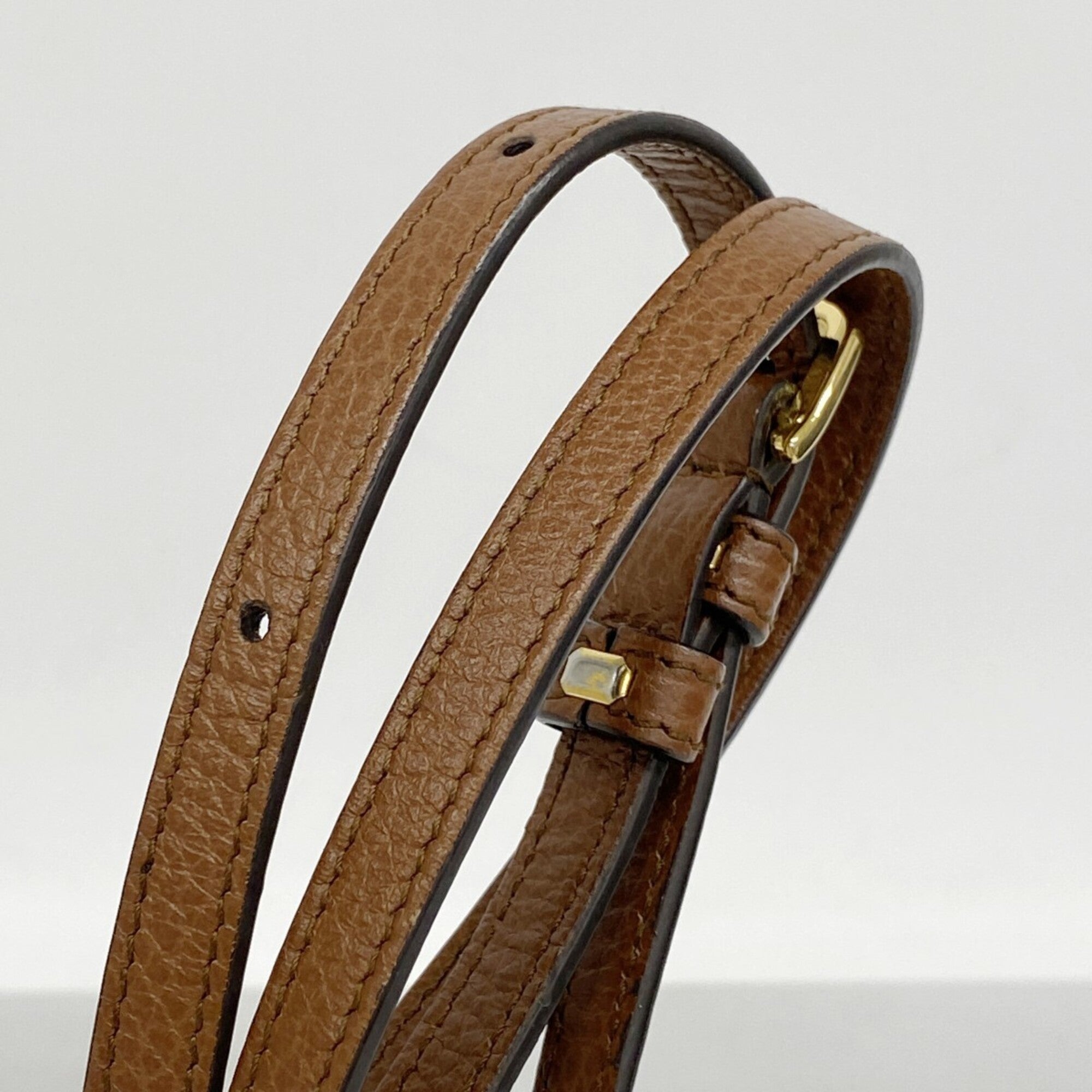 Gucci Blue Brown Denim Shoulder Bag (Pre-Owned)
