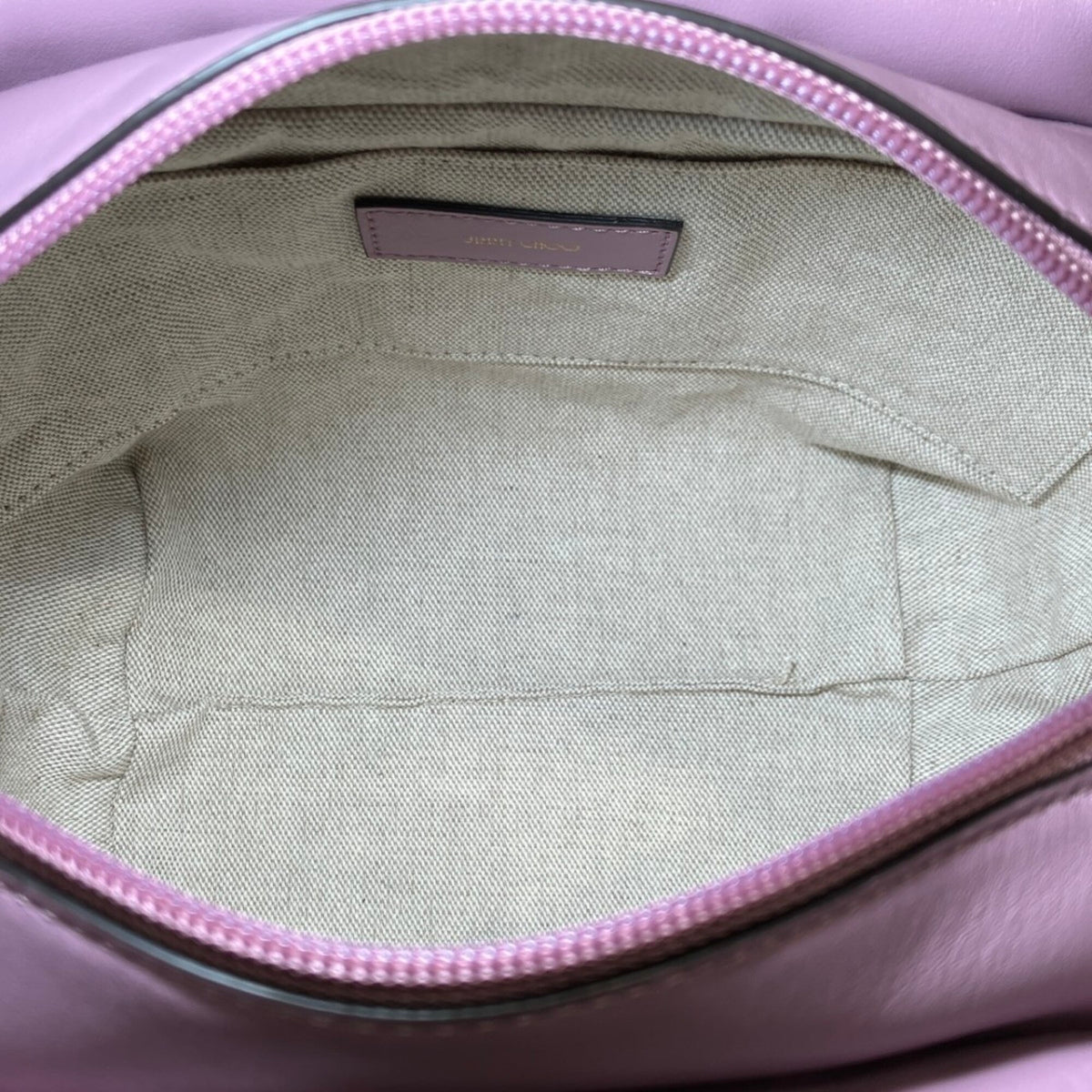 Jimmy Choo Purple Leather Metal Handbag (Pre-Owned)
