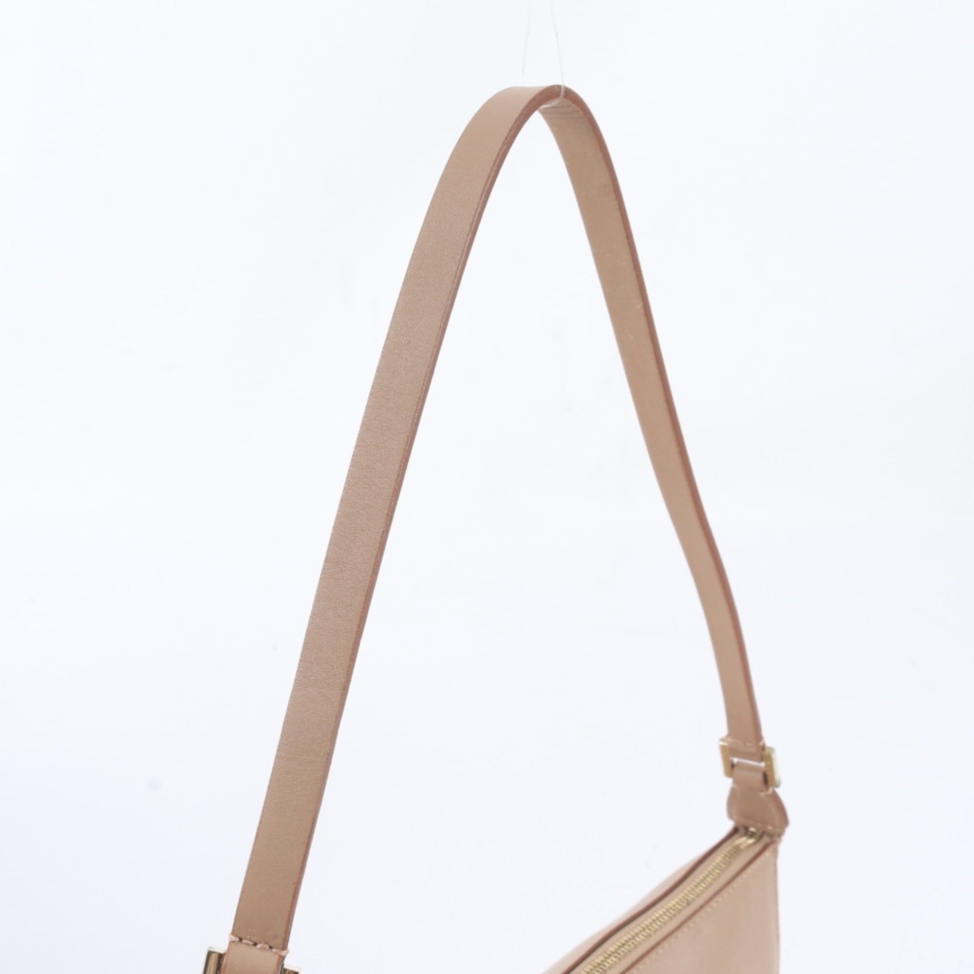 Salvatore Ferragamo Gancini Brown Leather Shoulder Bag (Pre-Owned)