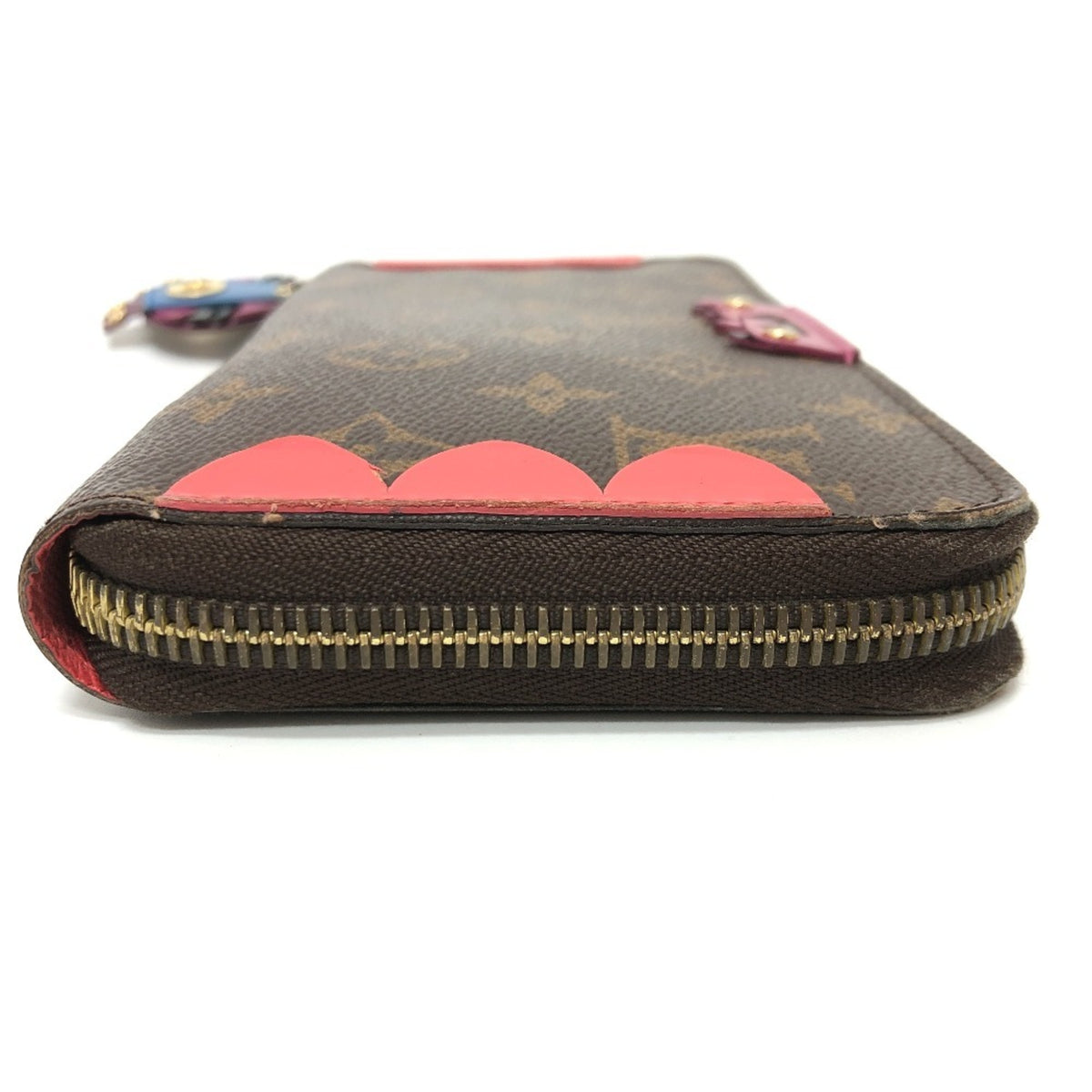 Louis Vuitton Monogram Brown Galle Monogram Multi-Color Red Color Monogram Coin Purse/Coin Case (Pre-Owned)