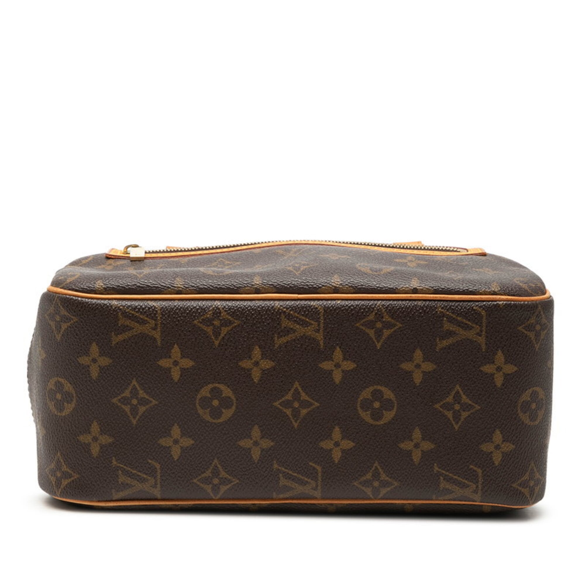 Louis Vuitton Brown Pvc Leather Handbag Shoulder Bag (Pre-Owned)