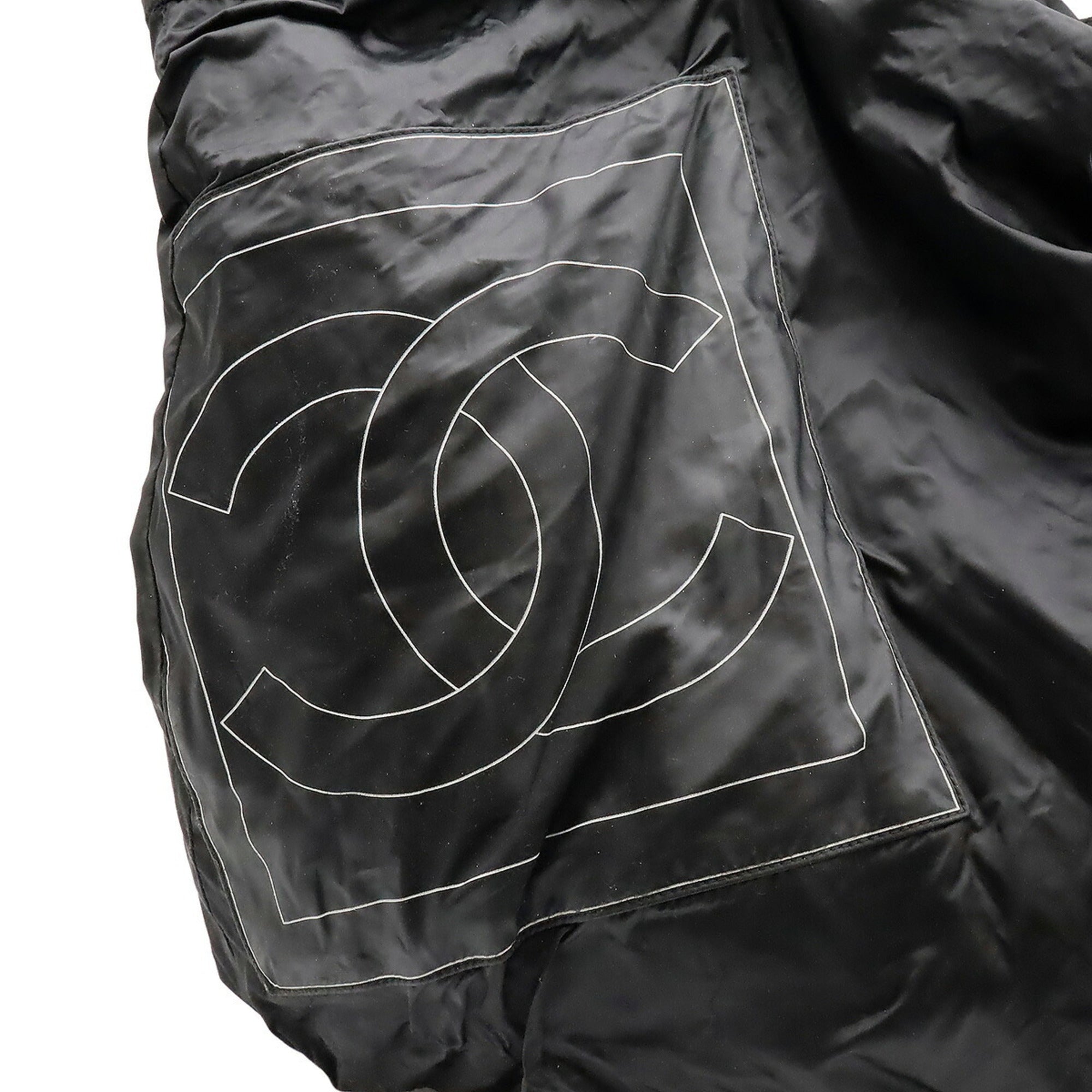 Chanel Sport Black Nylon Handbag Tote Bag (Pre-Owned)
