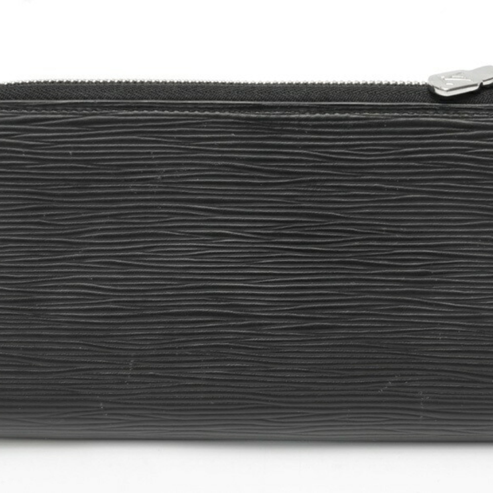 Louis Vuitton Black Noir Epi Leather Chain/Shoulder Wallet (Pre-Owned)