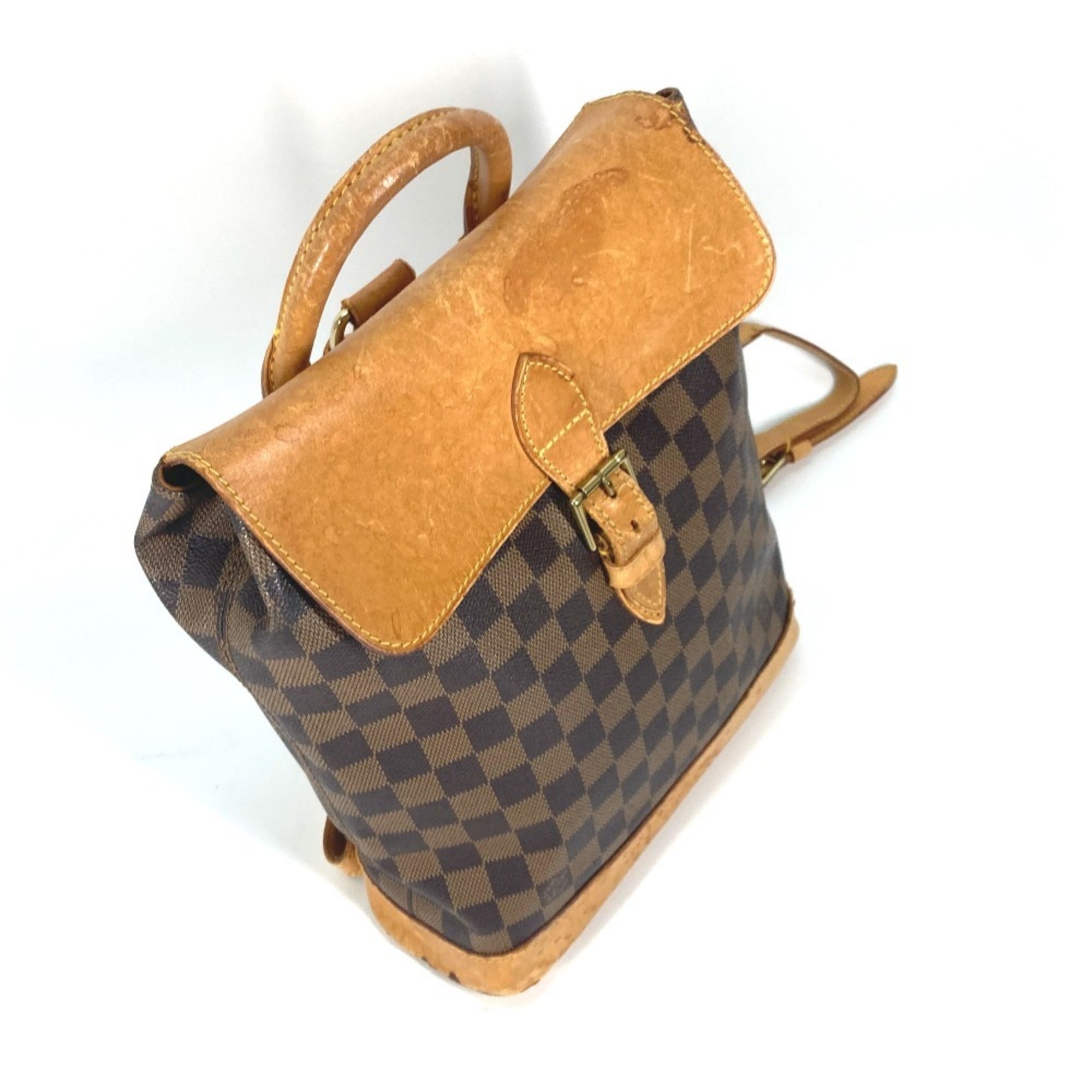 Louis Vuitton Brown Ebene Damier Canvas Backpack (Pre-Owned)