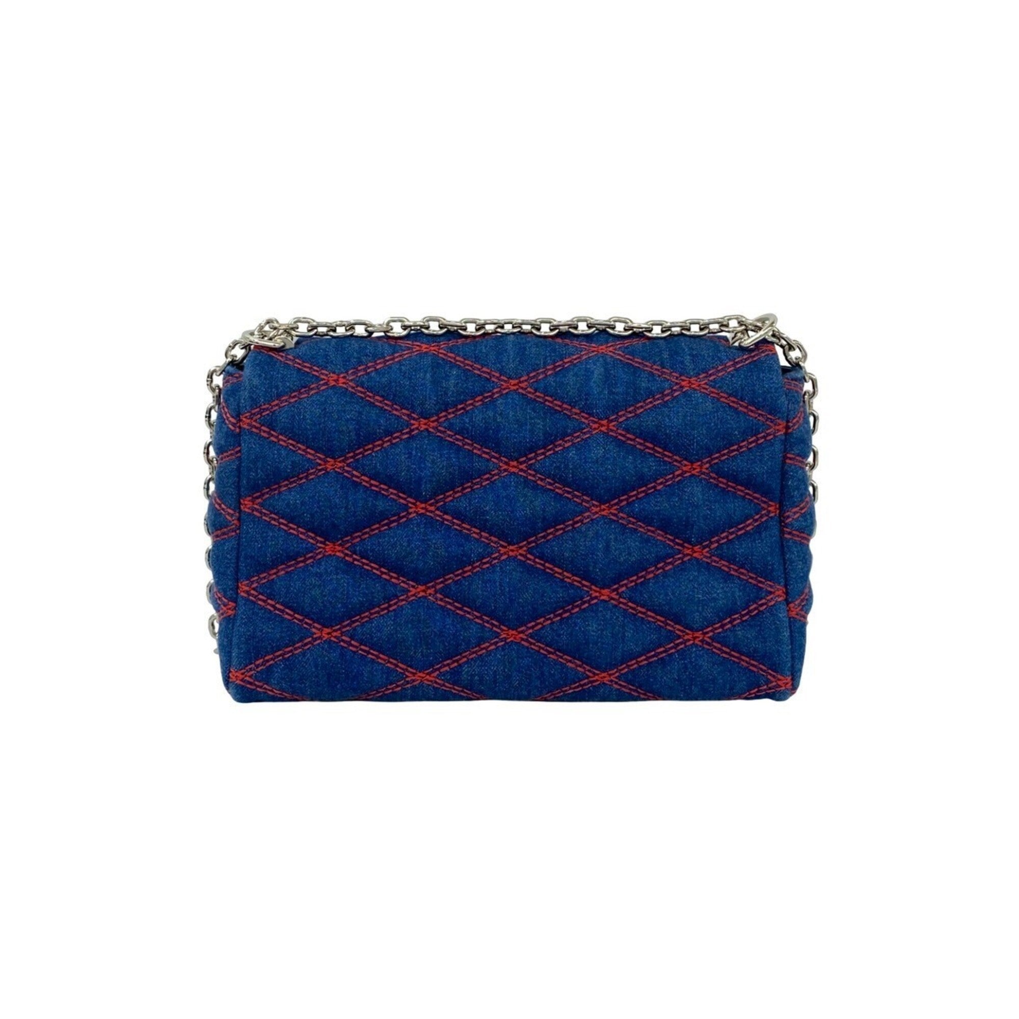 Louis Vuitton Blue Denim Shoulder Bag (Pre-Owned)