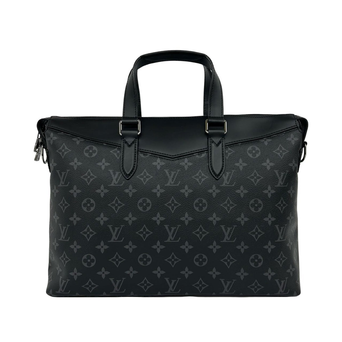 Louis Vuitton Black Leather Shoulder Bag (Pre-Owned)
