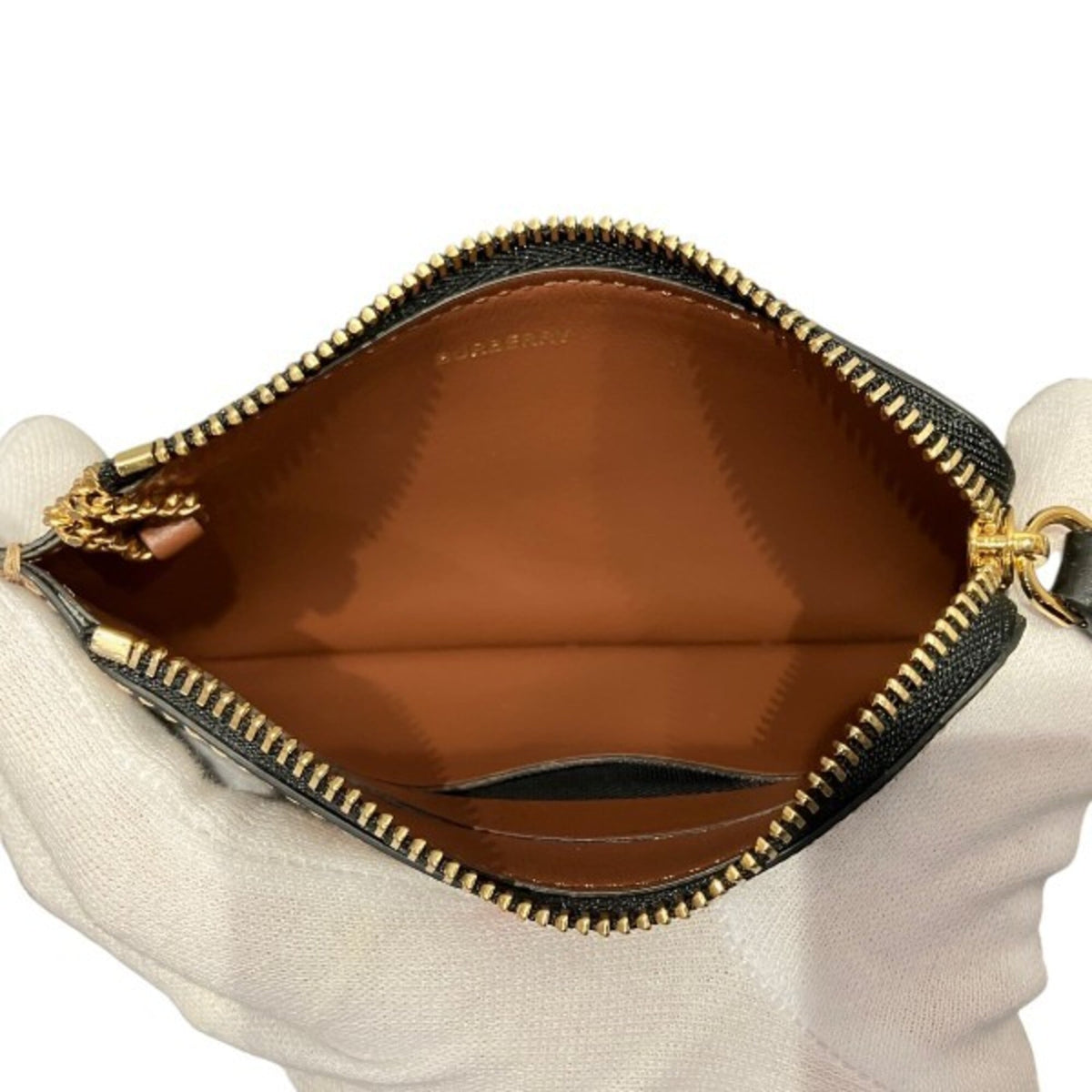 Burberry Beige Pvc Leather Coin Purse/Coin Case (Pre-Owned)