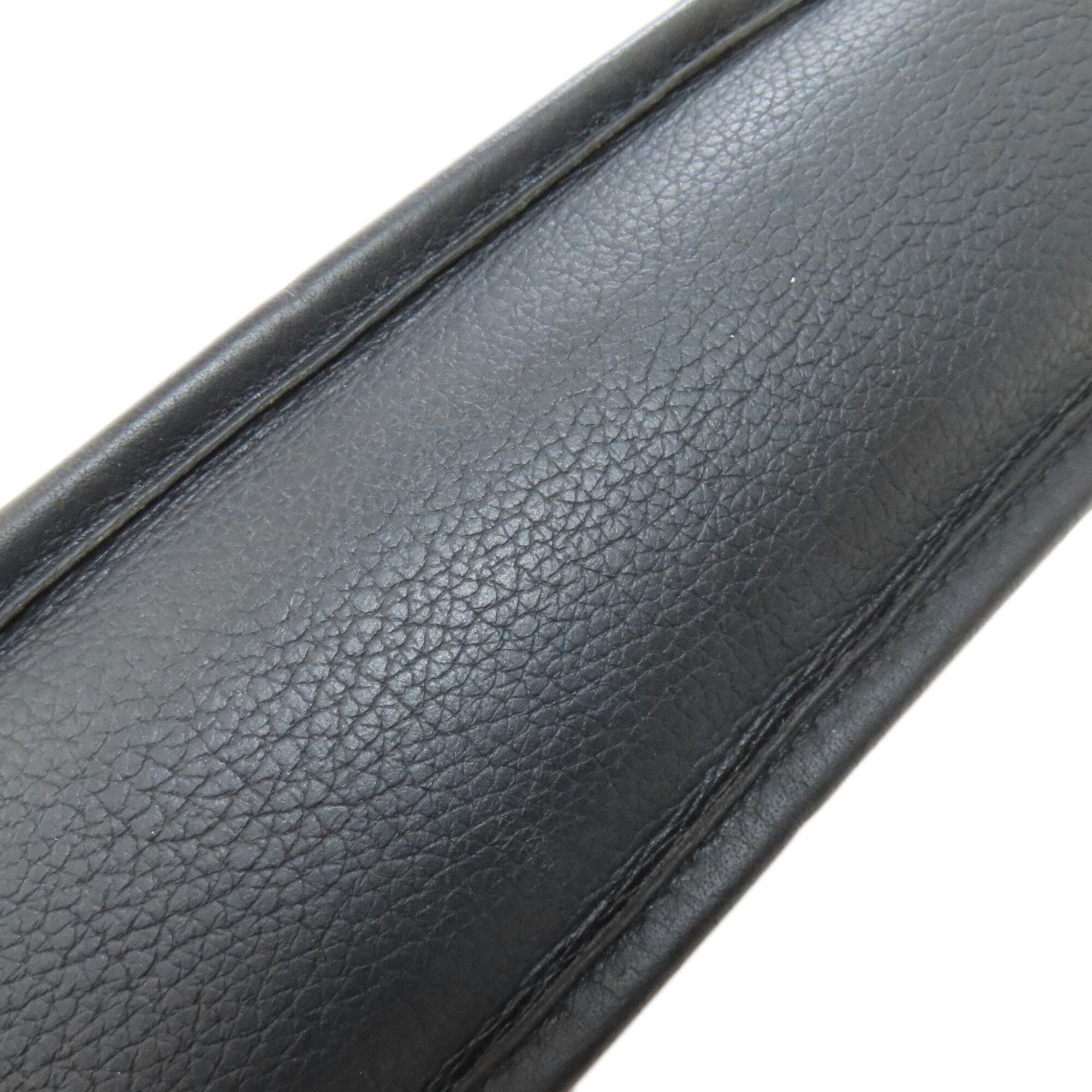 Hermes Black Taurillon Clemence Leather Shoulder Bag (Pre-Owned)