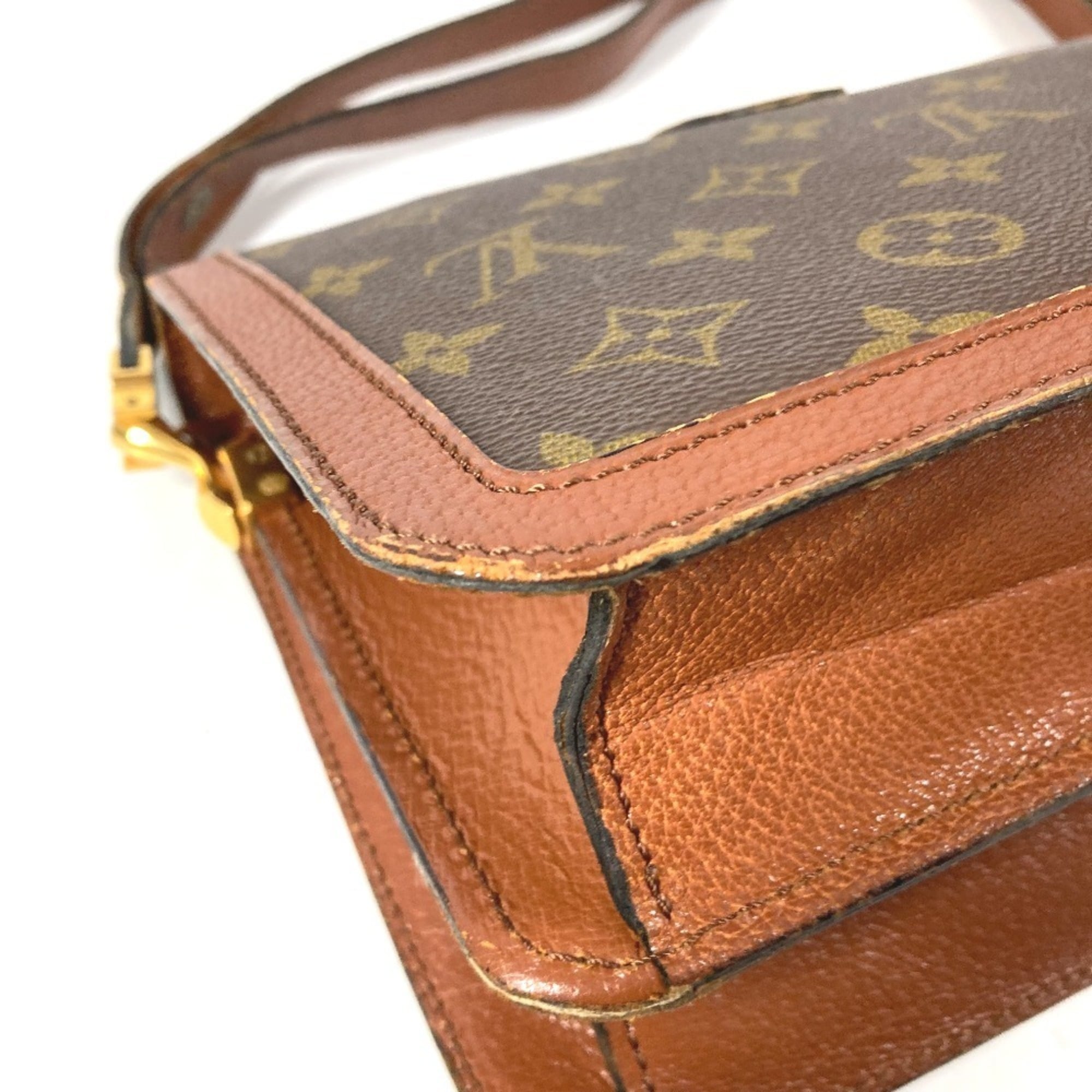 Louis Vuitton Brown Monogram Shoulder Bag (Pre-Owned)