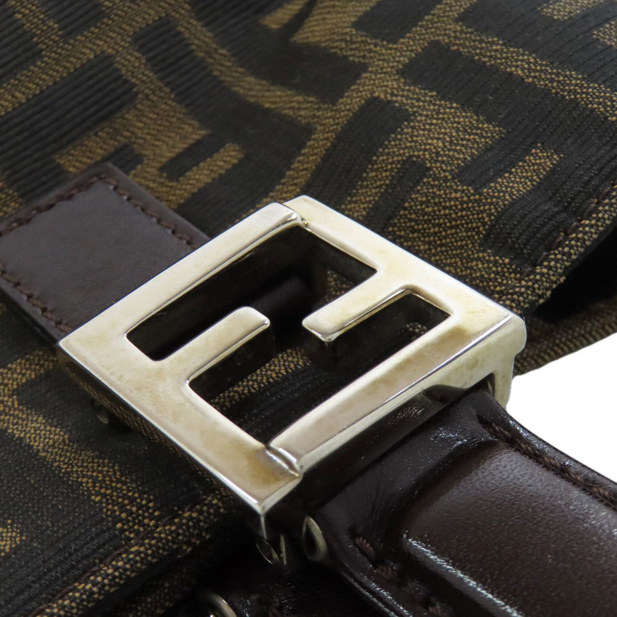 Fendi Brown Canvas Tote Bag (Pre-Owned)