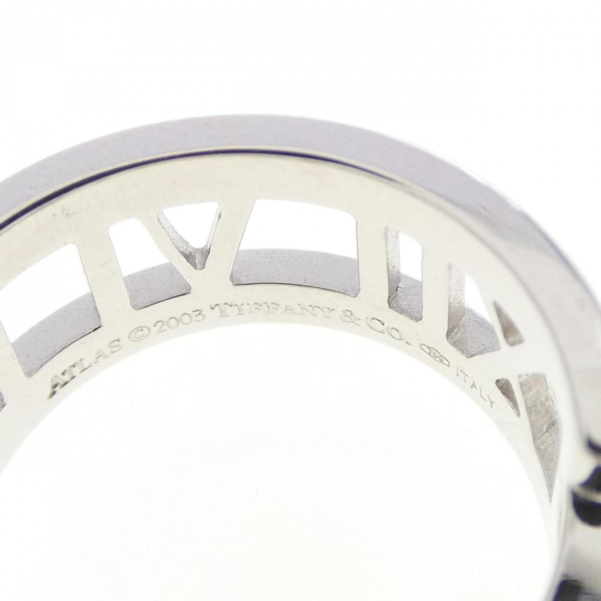 Tiffany White Gold (18K) Band Ring (Pre-Owned)