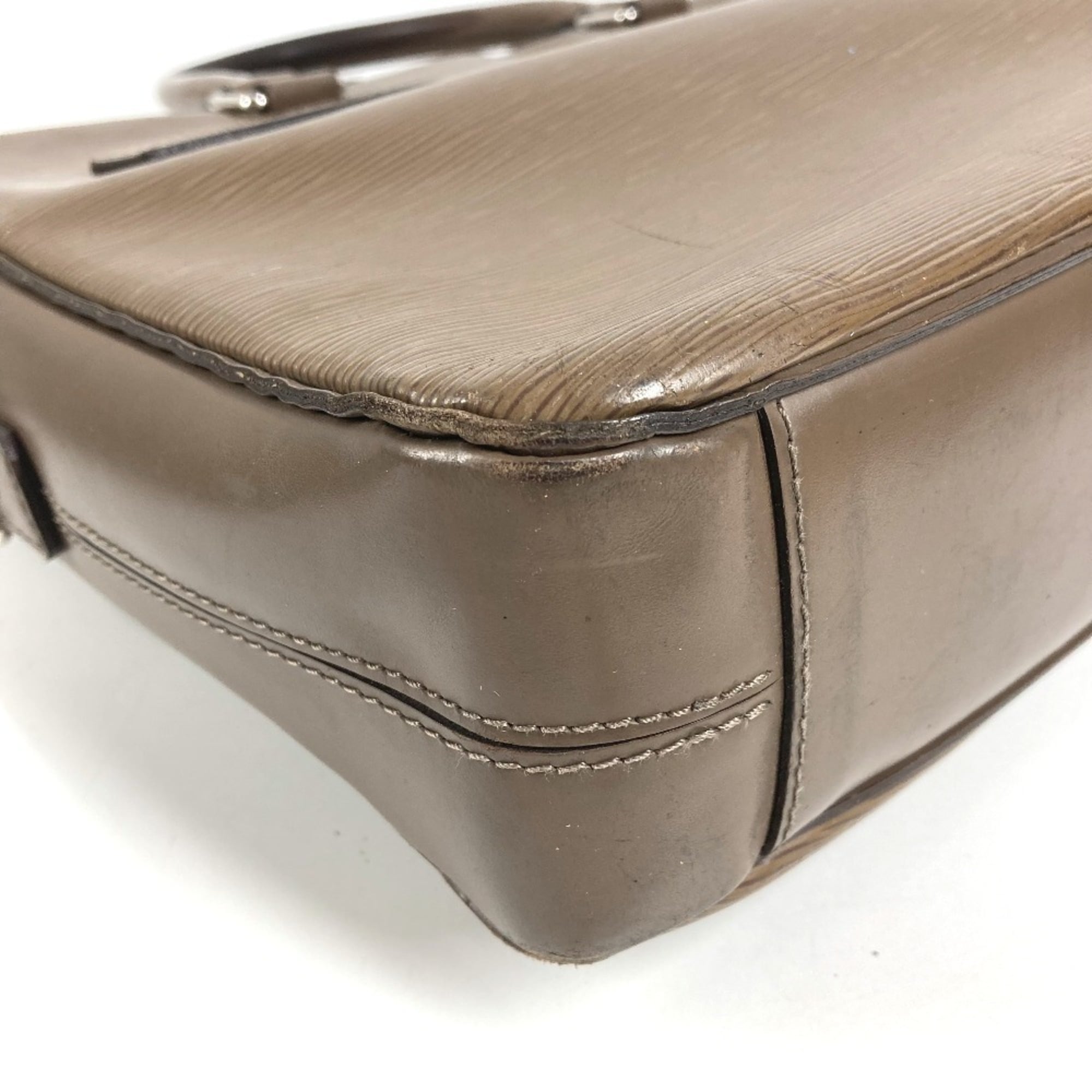 Louis Vuitton Epi Beige Brown Epi Leather Briefcase (Pre-Owned)