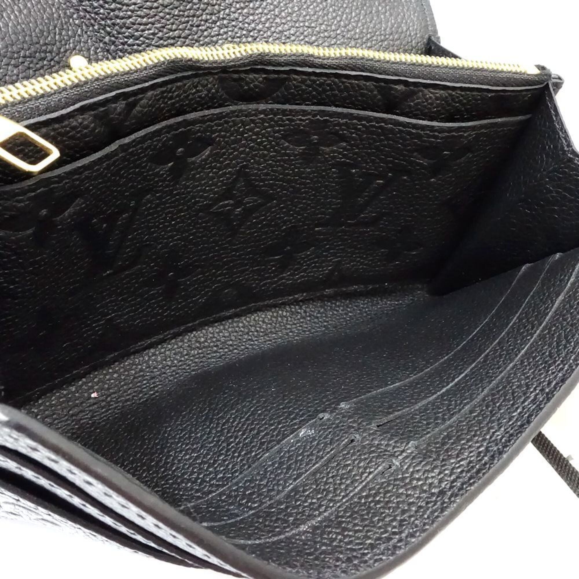 Louis Vuitton Noir Monogram Empreinte Wallet (Bi-Fold) (Pre-Owned)