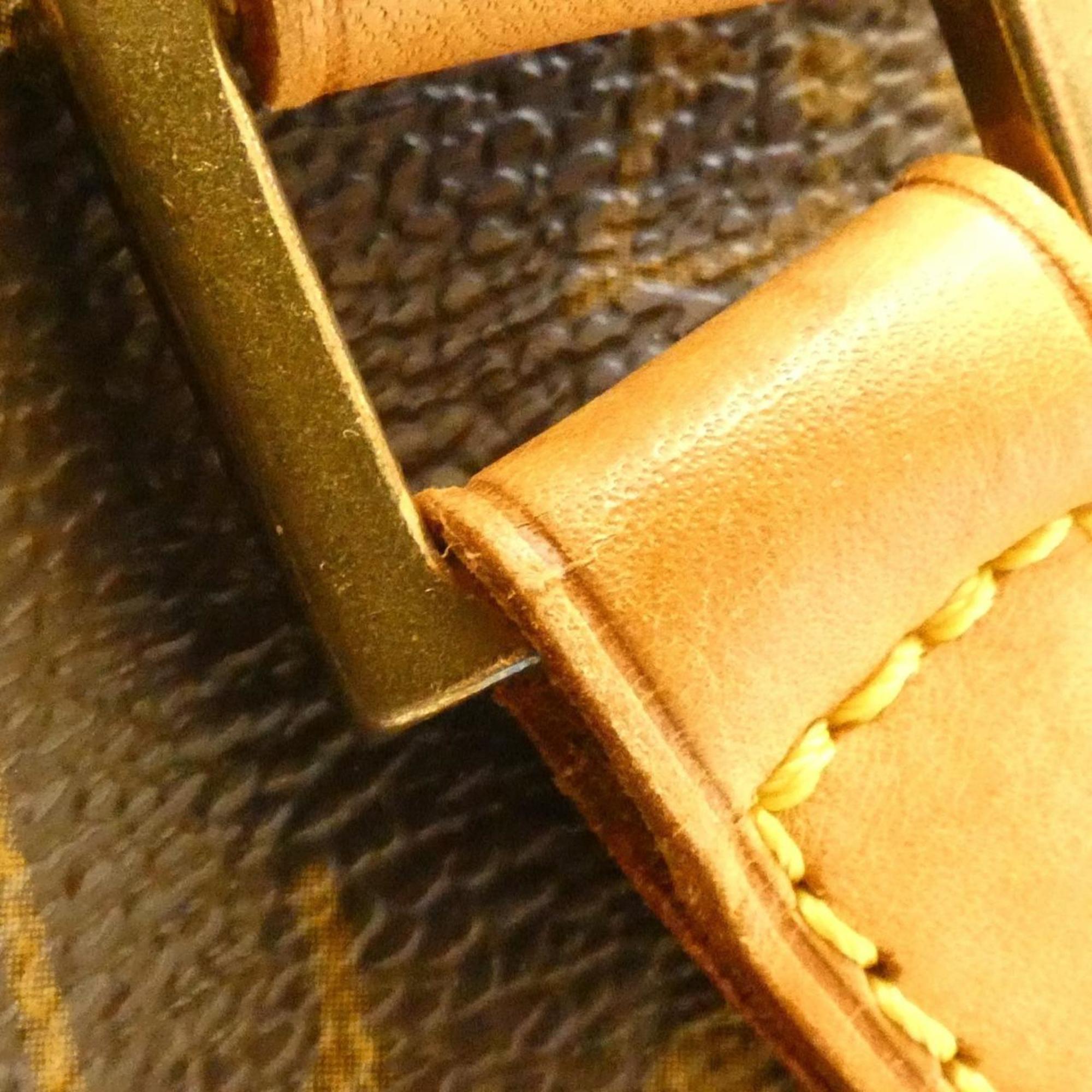 Louis Vuitton Monogram Marron Coated Canvas Shoulder Bag (Pre-Owned)