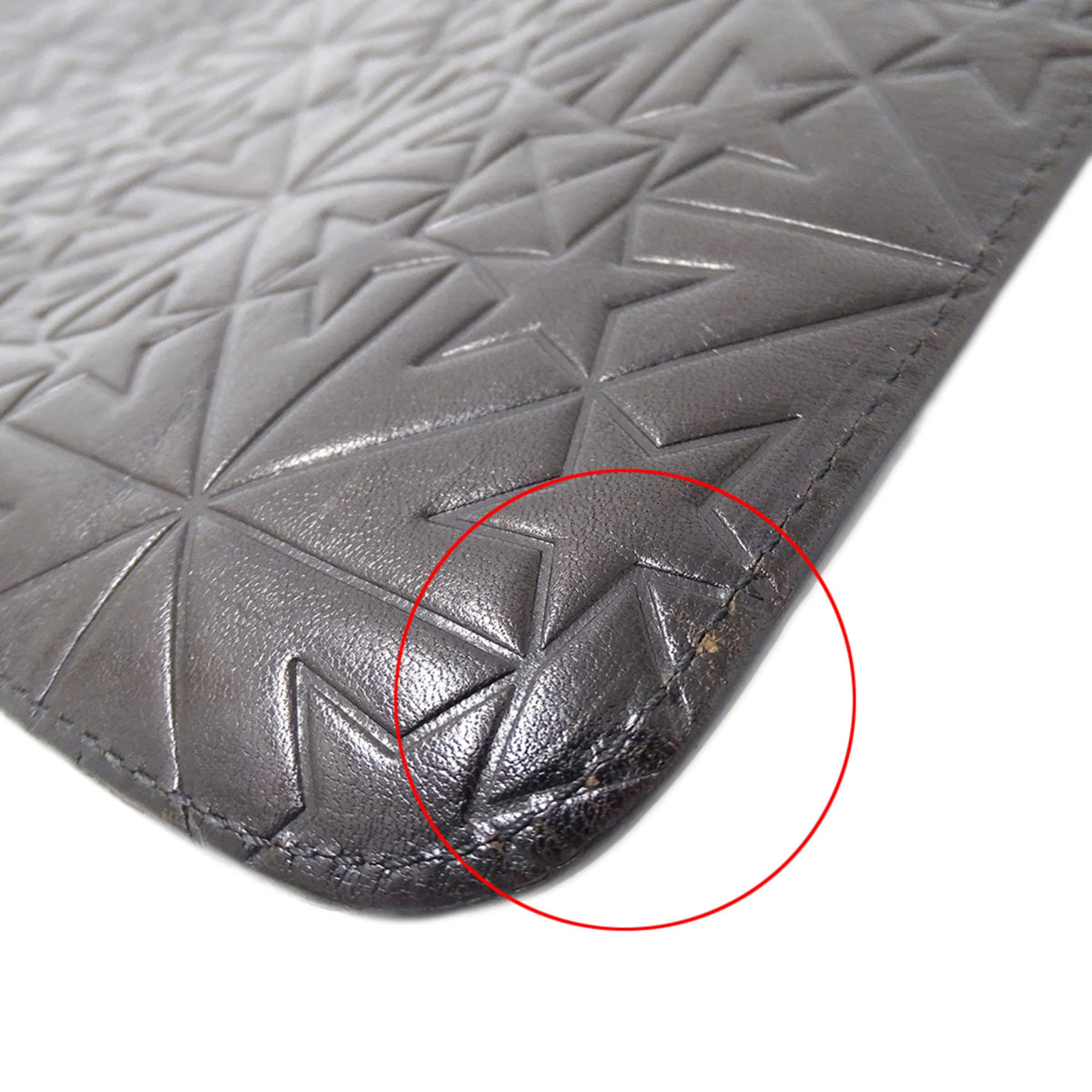 Jimmy Choo Black Leather Clutch Bag (Pre-Owned)