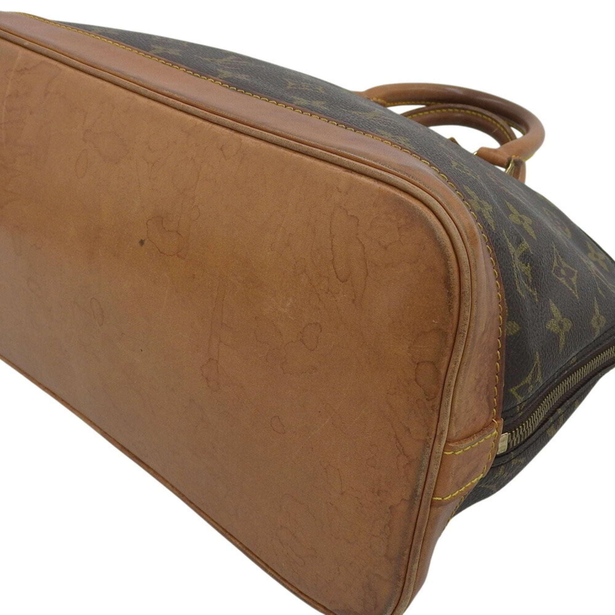 Louis Vuitton Brown Monogram Pvc Leather Handbag (Pre-Owned)