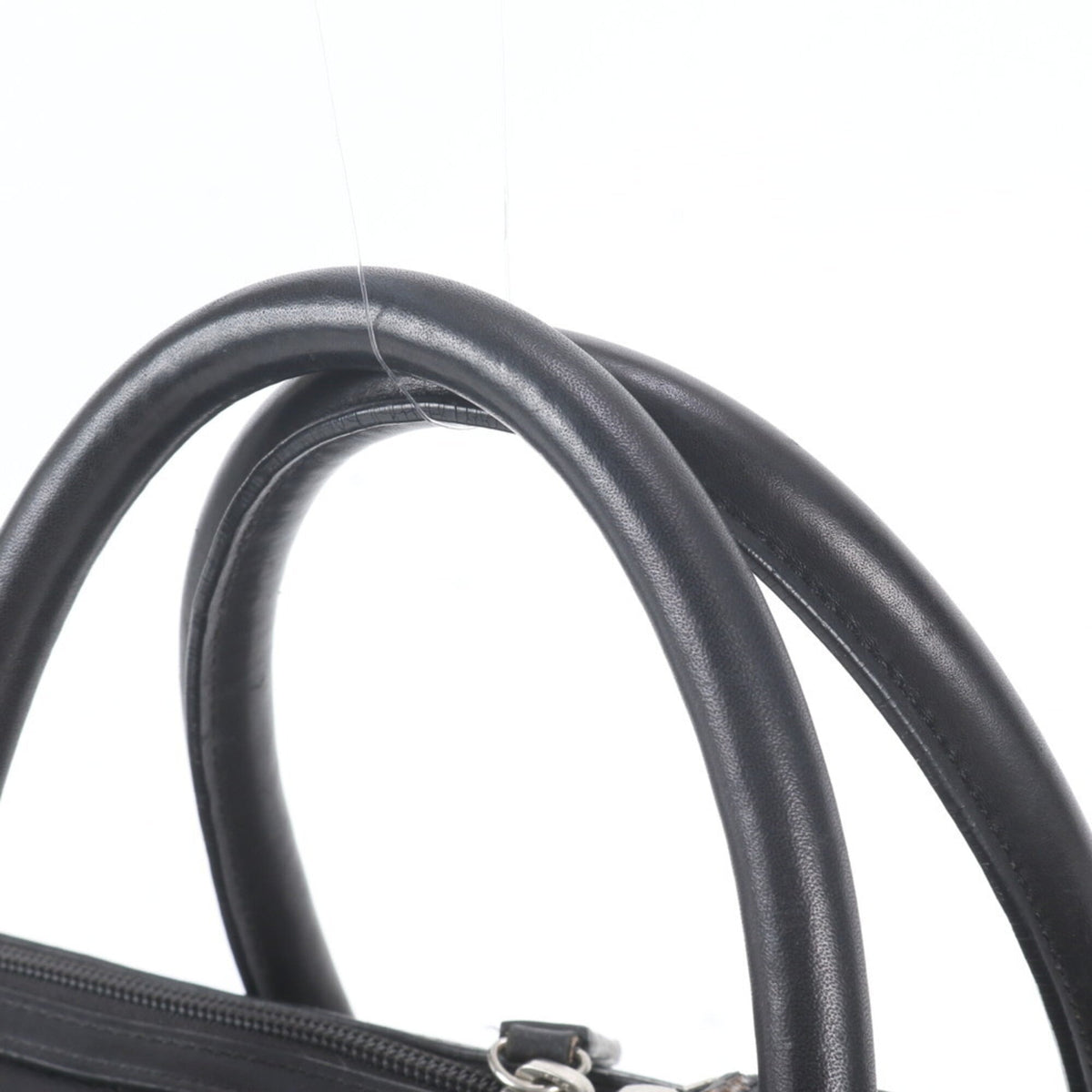 Coach Black Leather Briefcase Tote Bag (Pre-Owned)