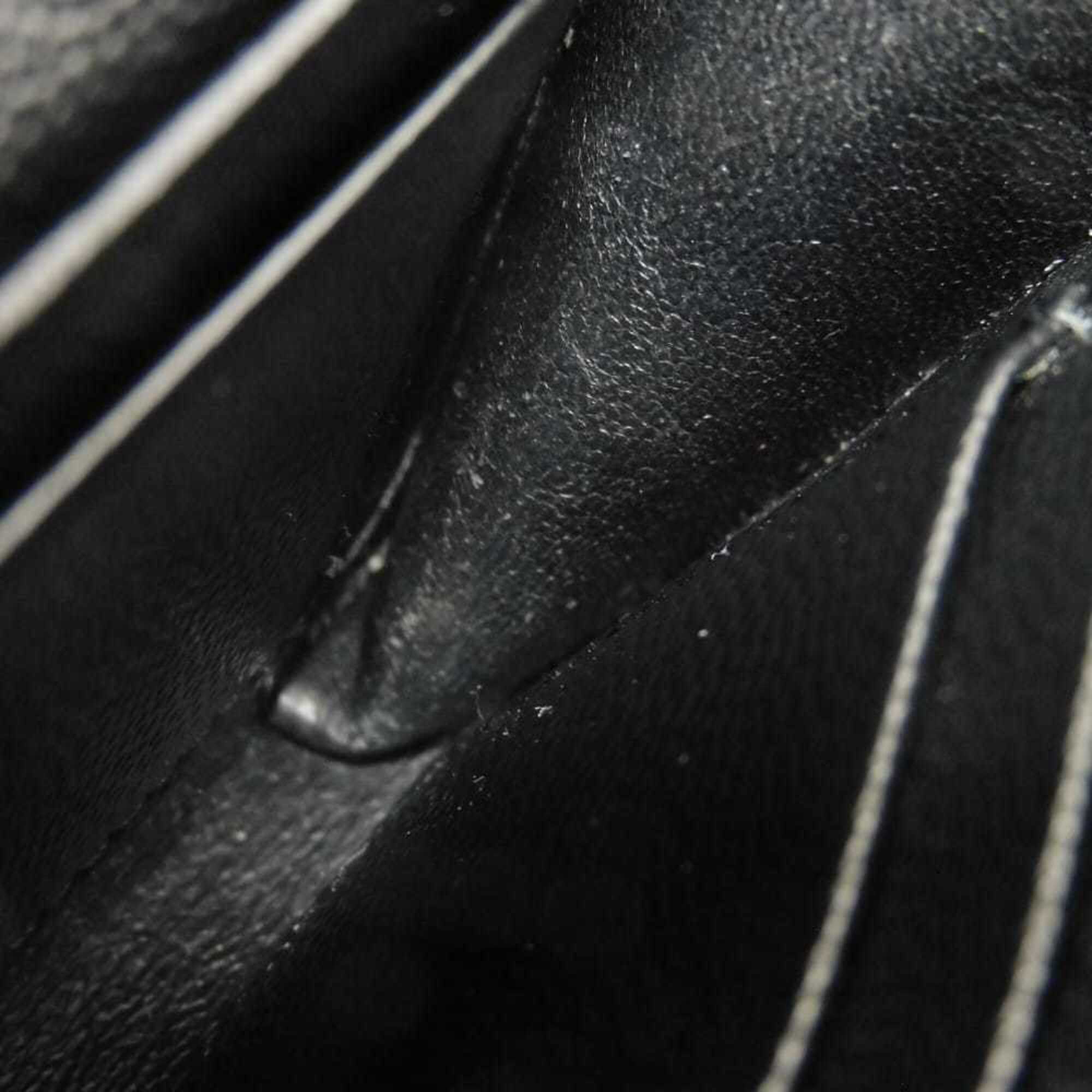 Yves Saint Laurent Black Leather Bill Wallet (Bi-Fold) (Pre-Owned)