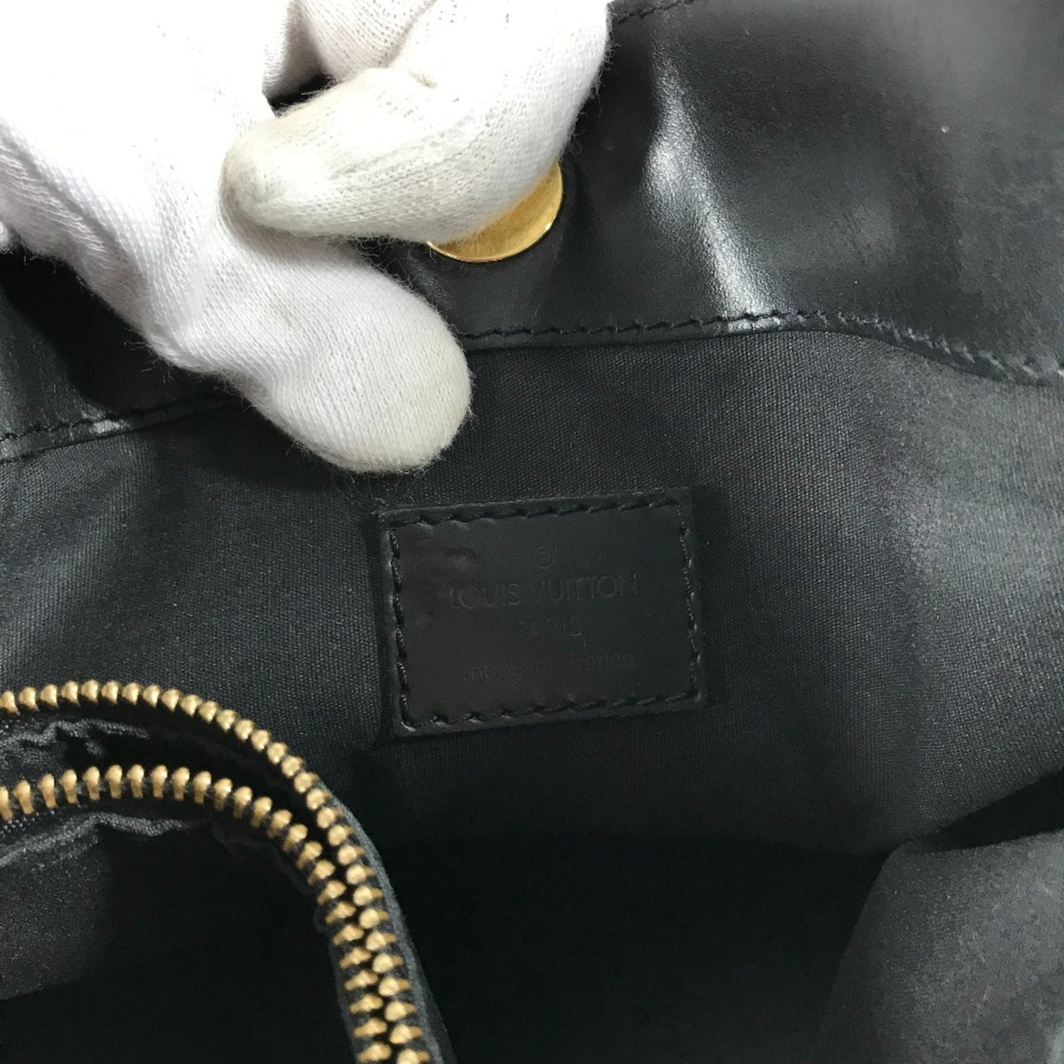 Louis Vuitton Black Epi Leather Shoulder Bag Tote Bag (Pre-Owned)
