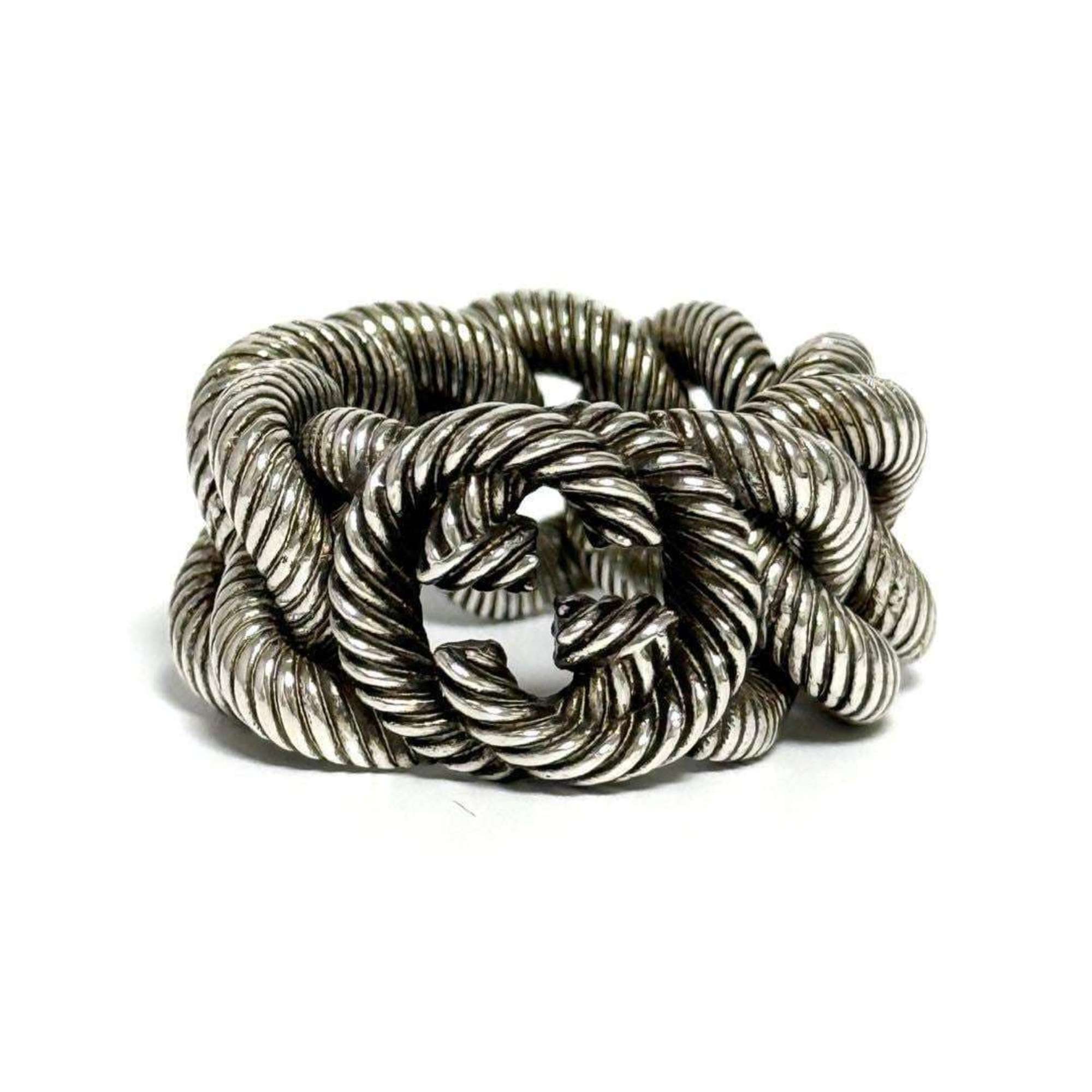 Gucci Silver 925 Band Ring (Pre-Owned)