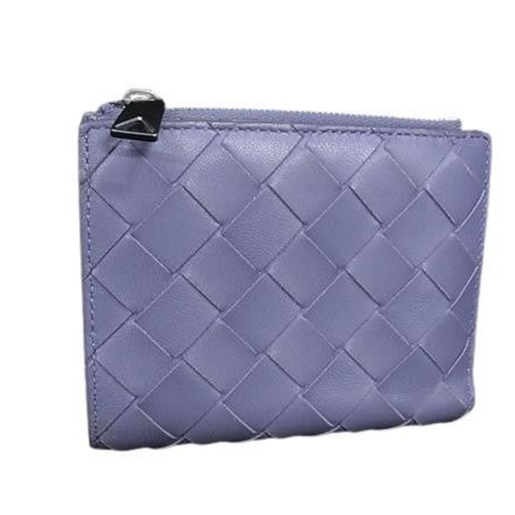 Bottega Veneta Purple Intrecciato Wallet (Bi-Fold) (Pre-Owned)