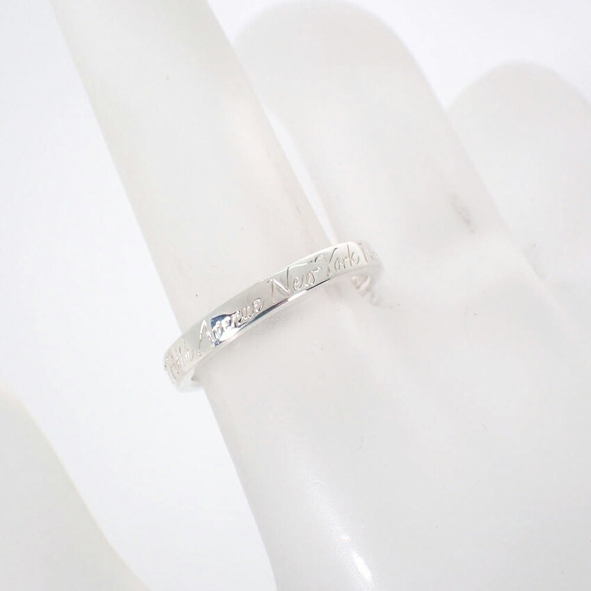 Tiffany Sterling Silver 925 Band Ring (Pre-Owned)