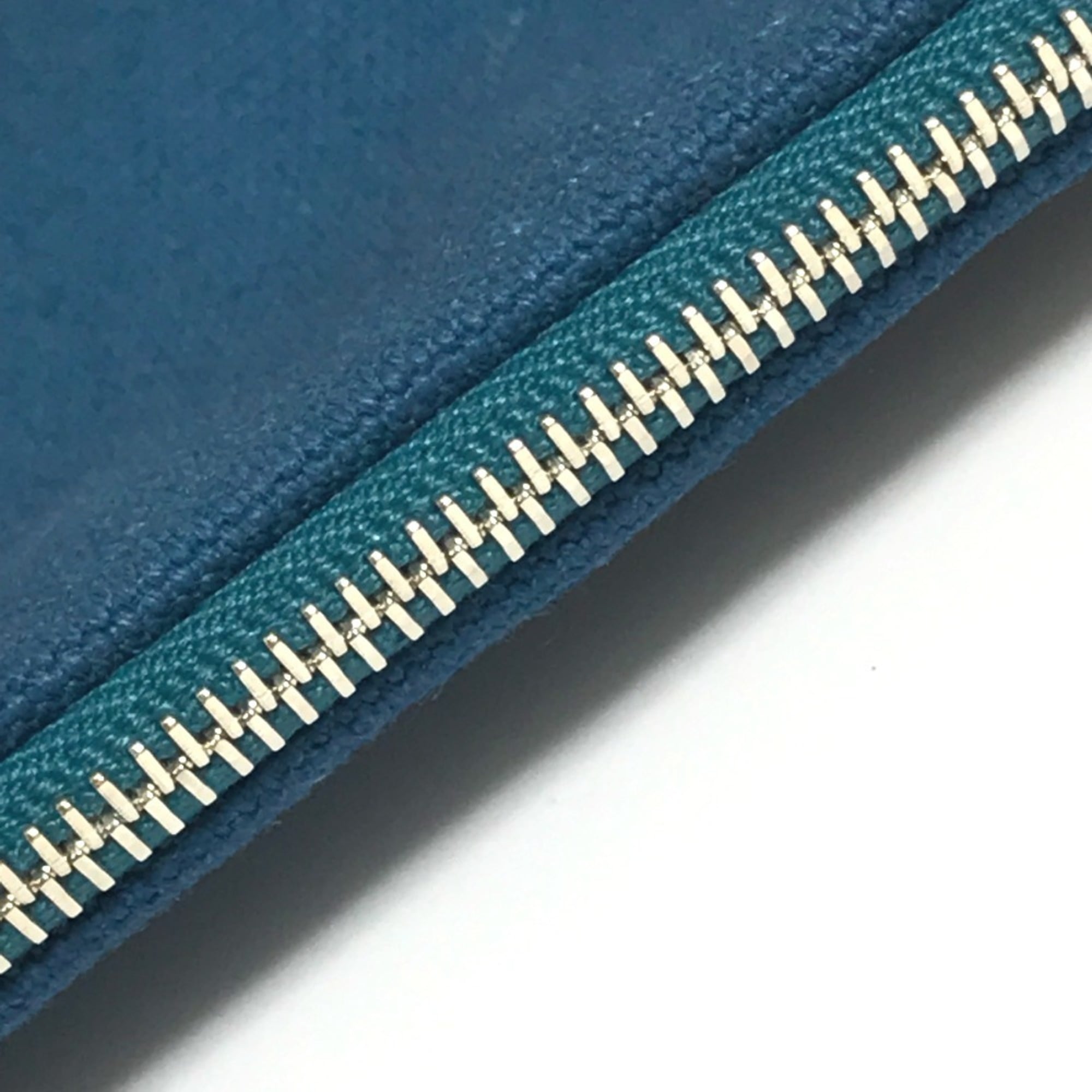 Hermes Blue Canvas Pouch (Pre-Owned)
