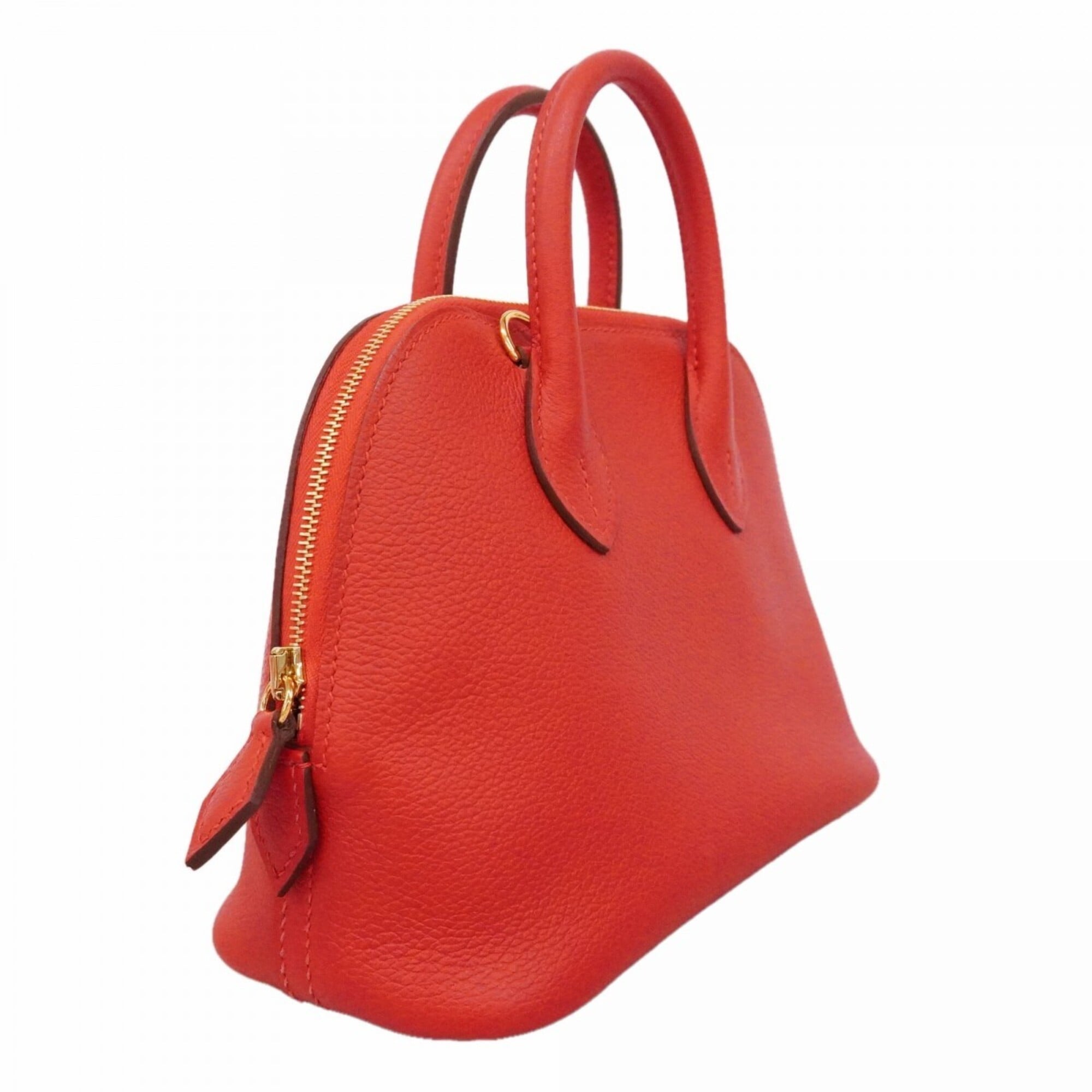 Hermes Red Color Handbag (Pre-Owned)