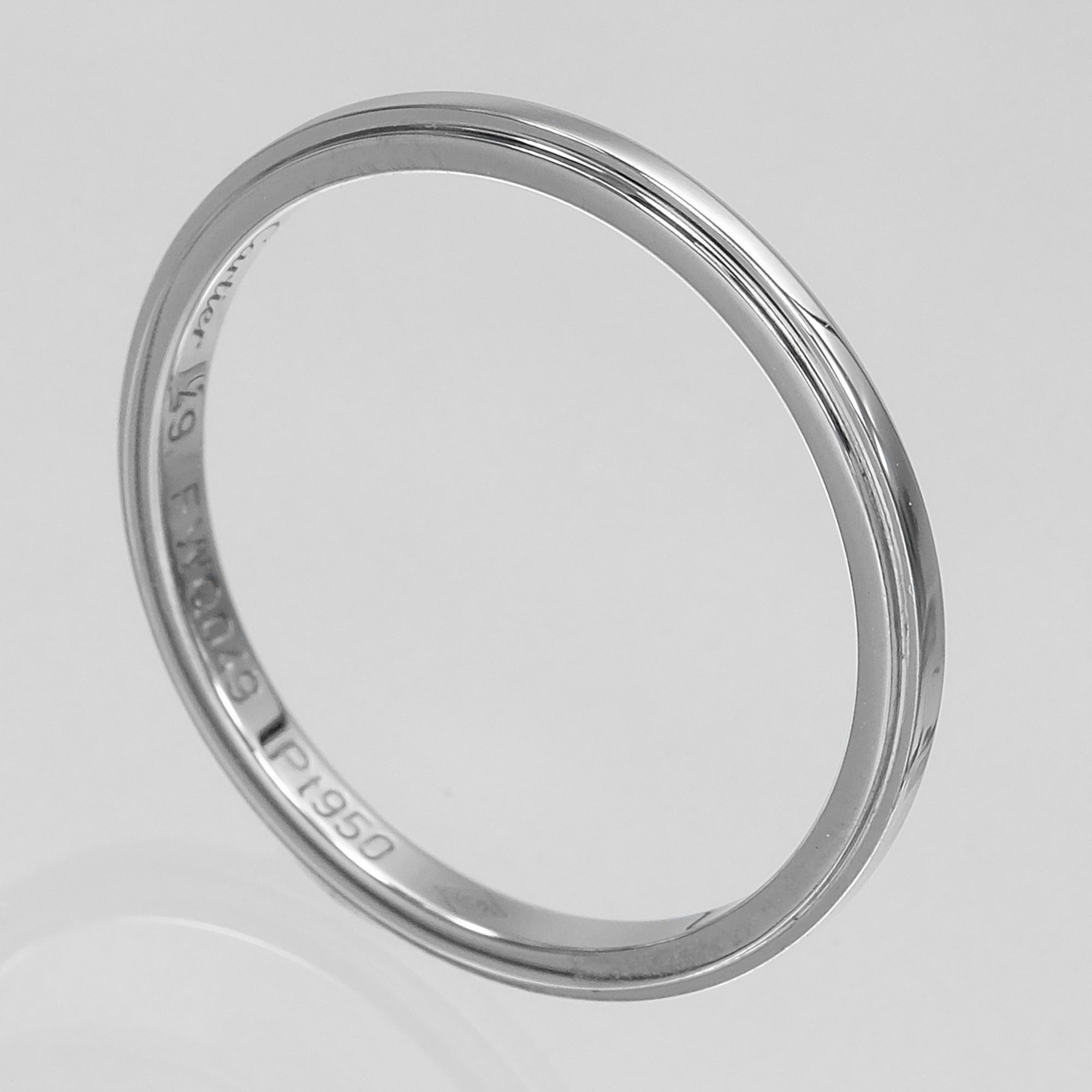 Cartier Platinum 950 Band Ring (Pre-Owned)