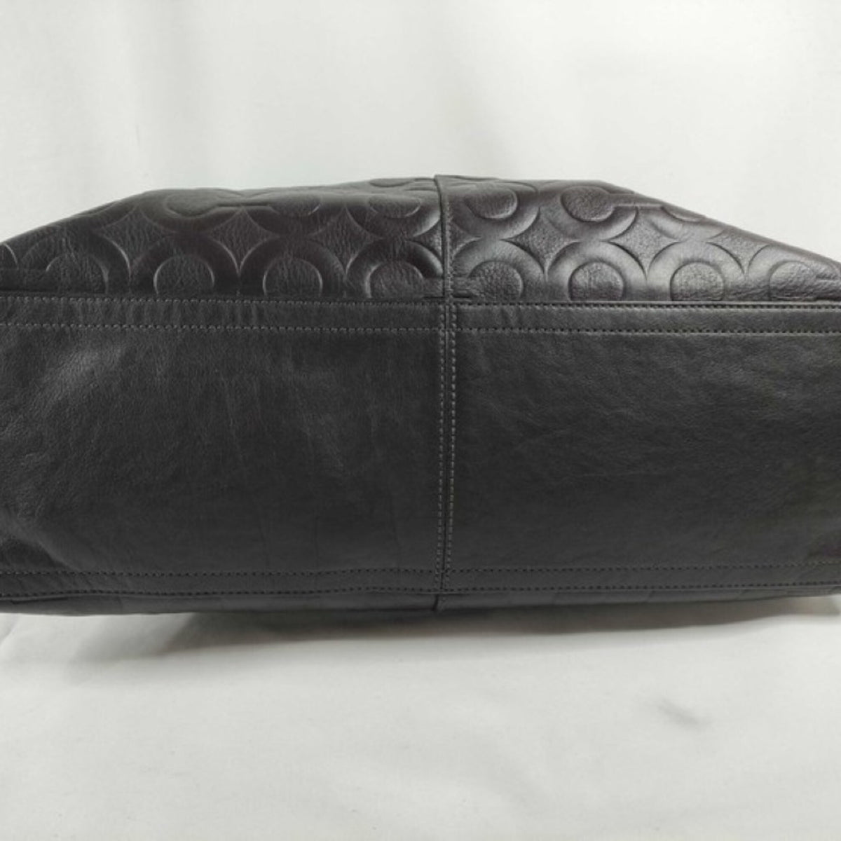 Coach Black Leather Handbag Shoulder Bag Tote Bag (Pre-Owned)