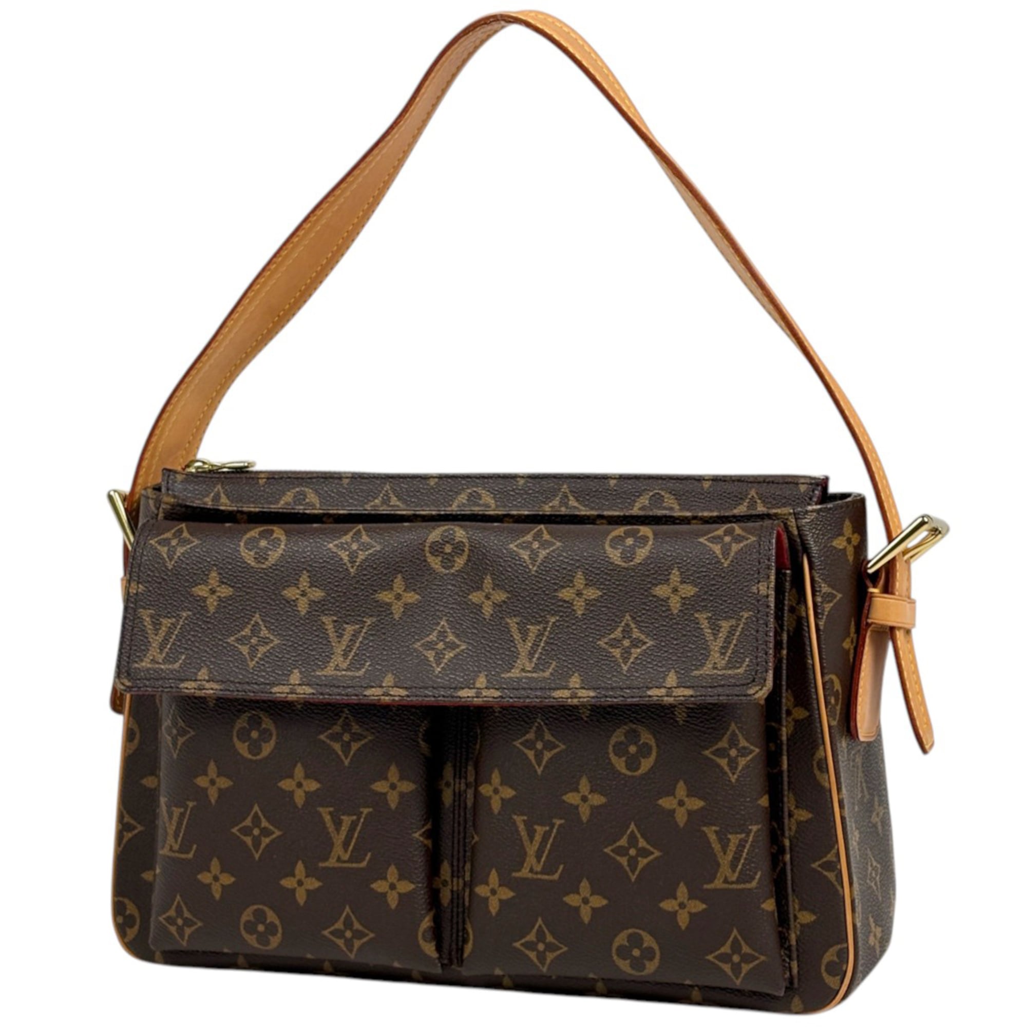 Louis Vuitton Brown Monogram Shoulder Bag (Pre-Owned)