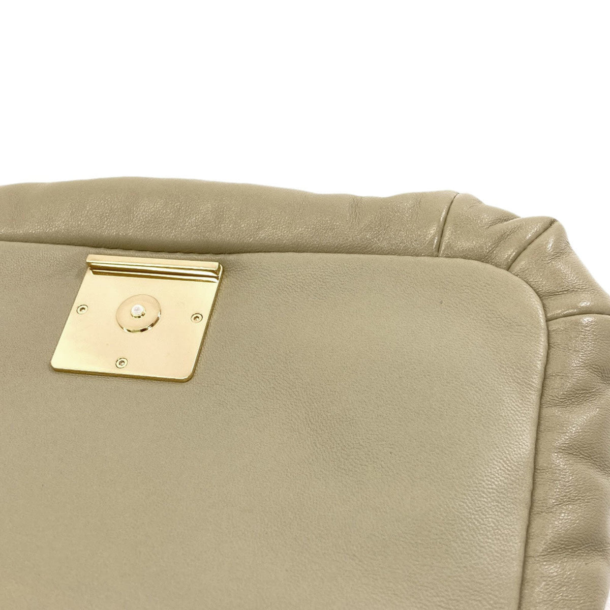 Loewe Green Olive Leather Shoulder Bag (Pre-Owned)