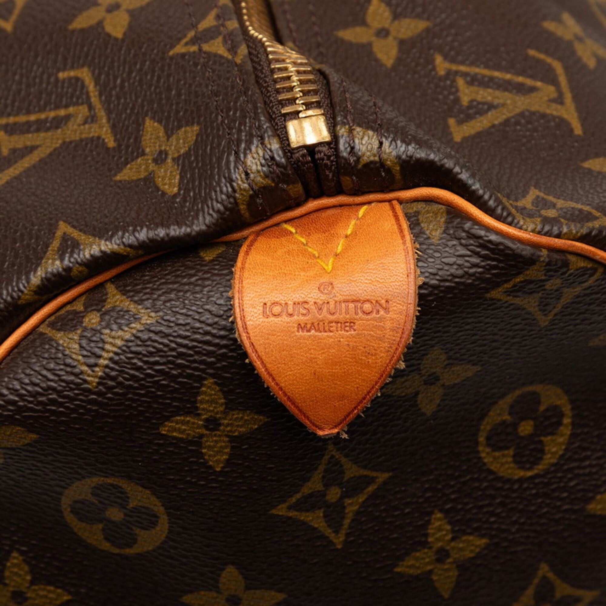 Louis Vuitton Brown Pvc Leather Boston Bag (Pre-Owned)