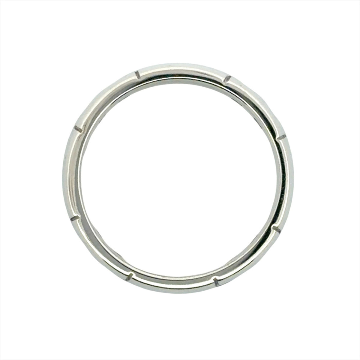 Hermes White Gold White Gold (18K) Band Ring (Pre-Owned)