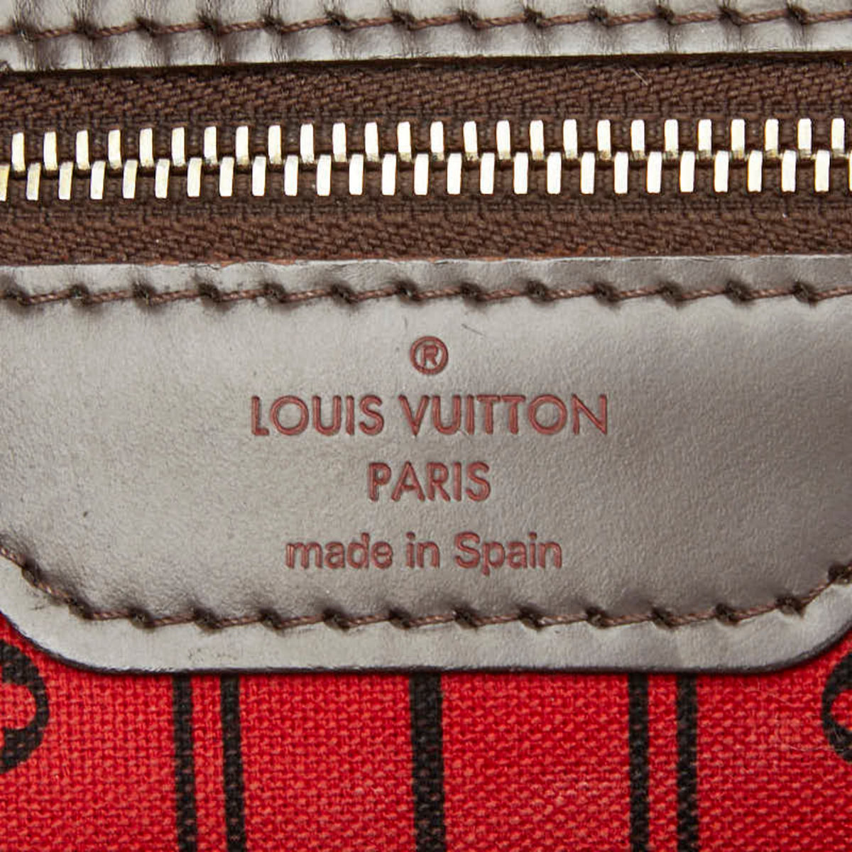 Louis Vuitton Brown Damier Canvas Ebene Pvc Leather Shoulder Bag Tote Bag (Pre-Owned)