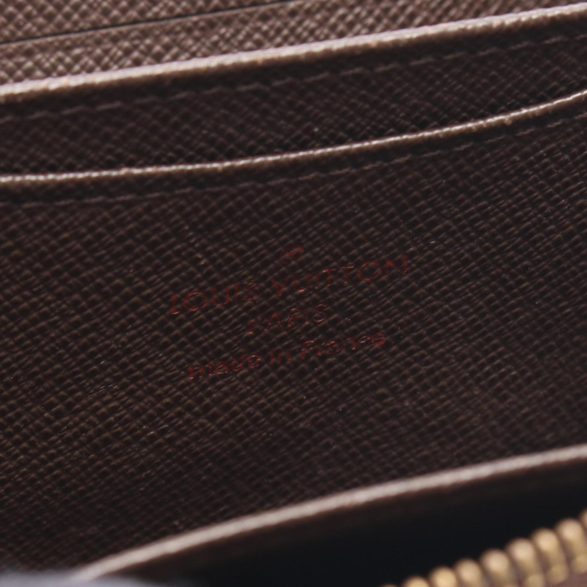 Louis Vuitton Brown Ebene Coated Canvas Damier Canvas Middle Wallet (Bi-Fold) (Pre-Owned)