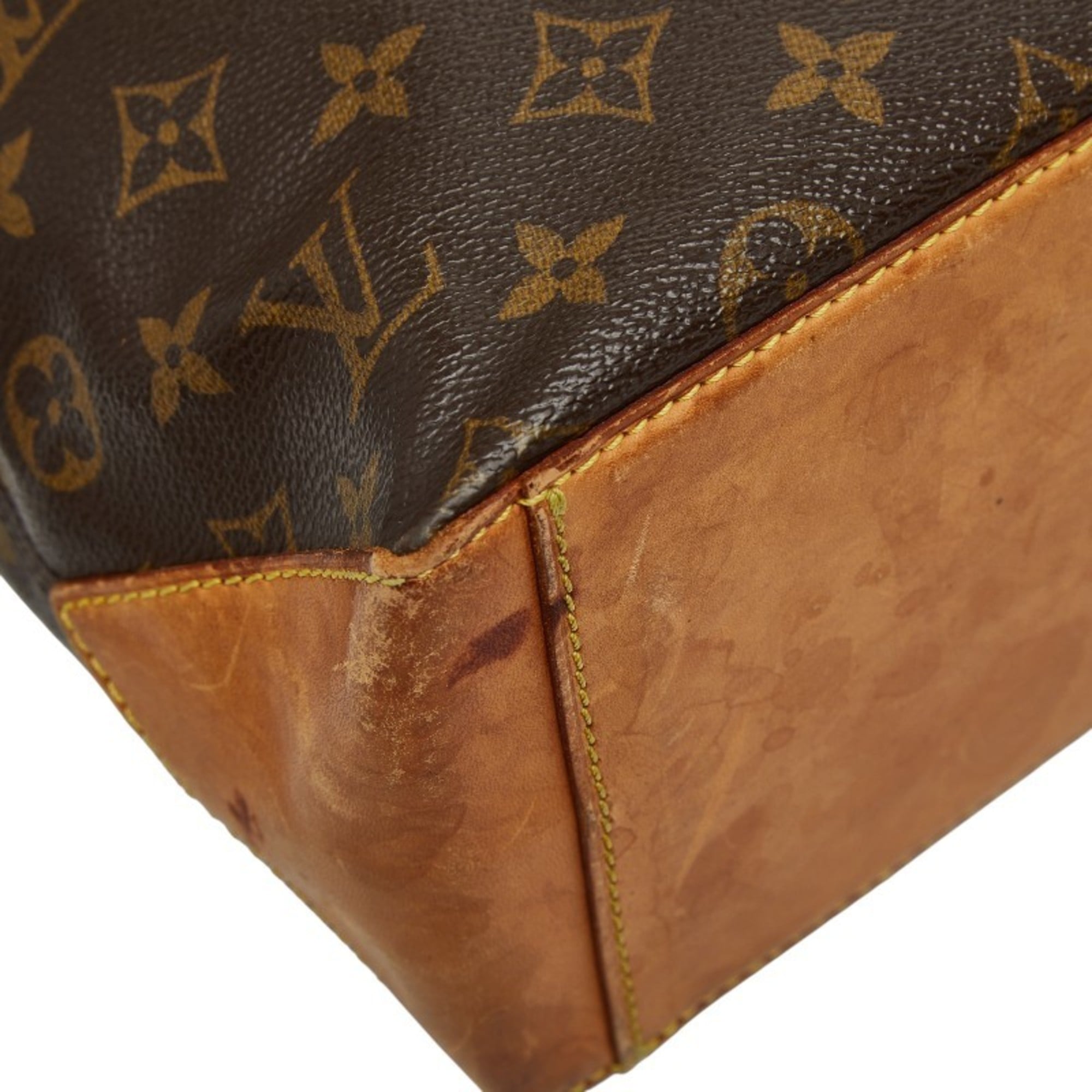 Louis Vuitton Brown Pvc Leather Shoulder Bag Tote Bag (Pre-Owned)